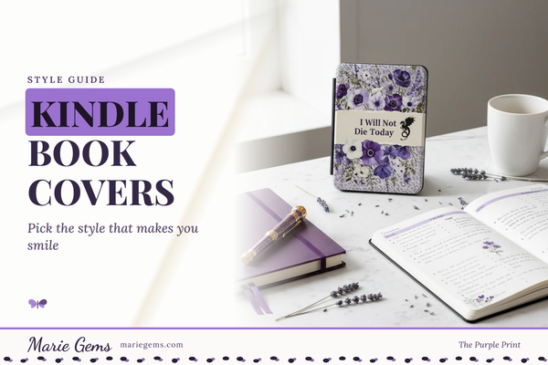 Purple Dragon 7-Inch Kindle Paperwhite Case from Marie Gems, featured image for Kindle Book Covers