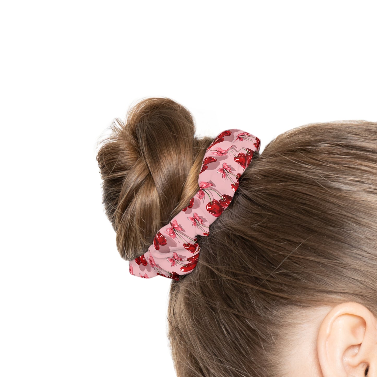 Cherry Blossom Scrunchie | Trendy Hair Accessory, Perfect for Gifts, Fashion Statement, Spring Look, Everyday Use