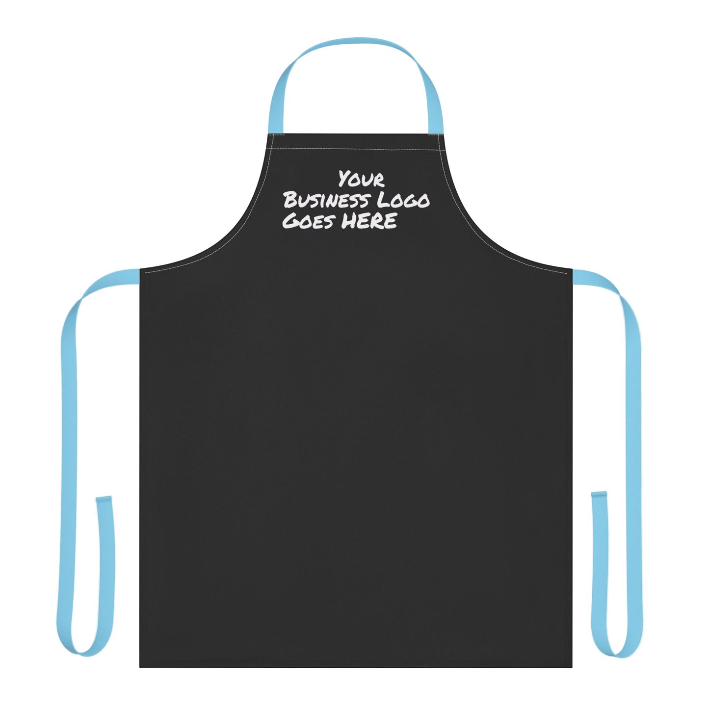 Customizable Black Apron for Chefs, Home Cooking, Barbecues, Gifts, Business Branding, Kitchen Accessories, Unique Design