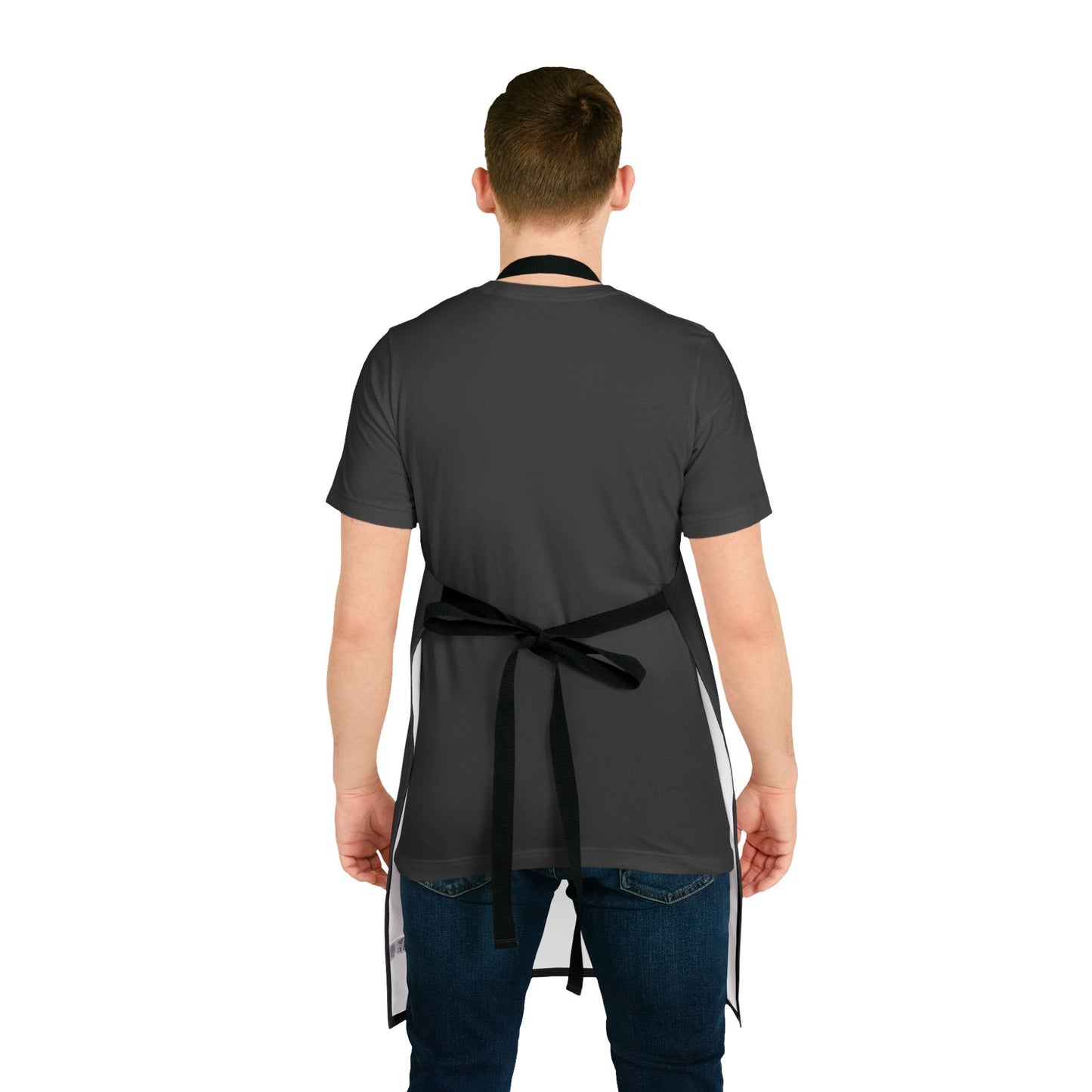 Customizable Black Apron for Chefs, Home Cooking, Barbecues, Gifts, Business Branding, Kitchen Accessories, Unique Design