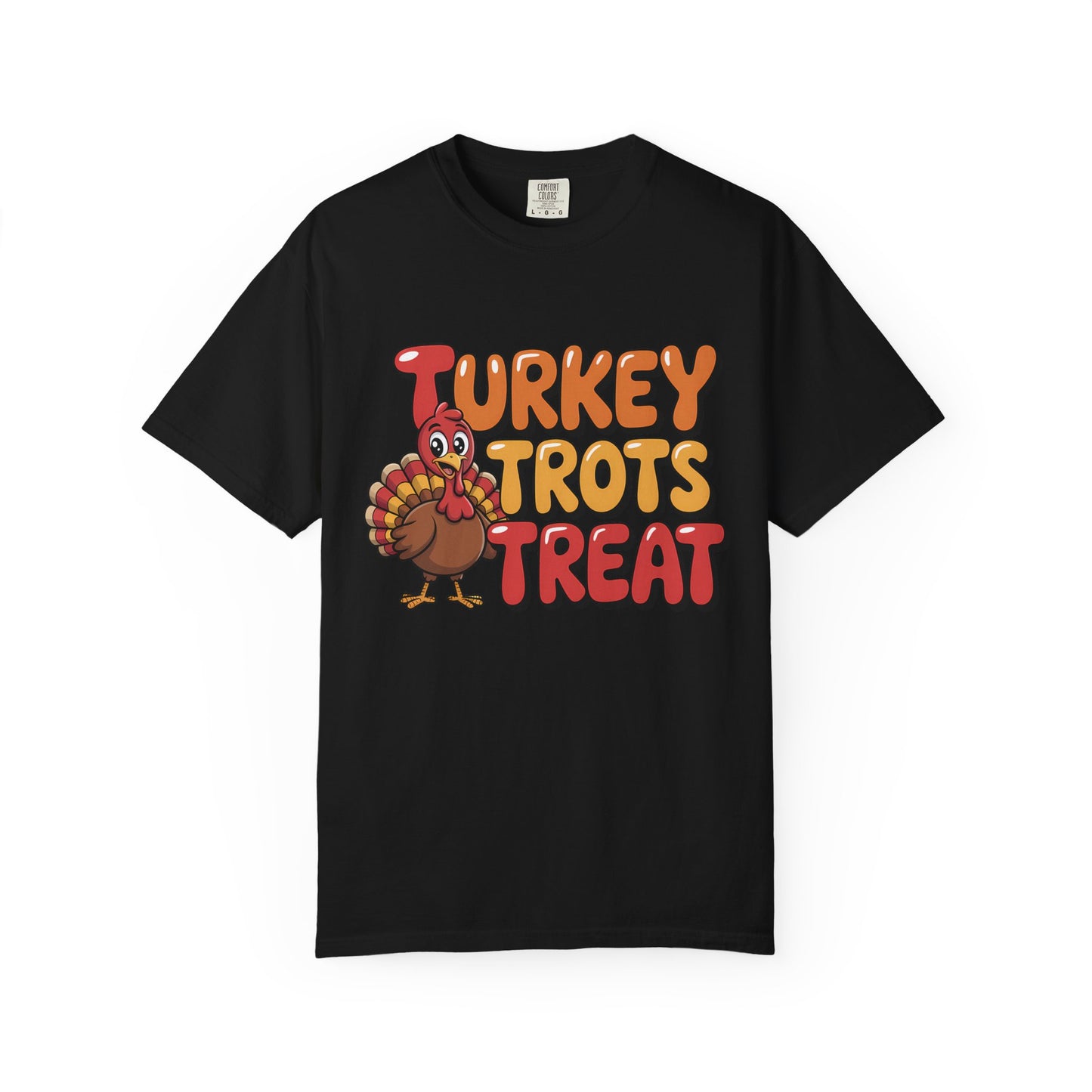 Funny Turkey Trot T-shirt - Thanksgiving Running Outfit with Retro Vibes