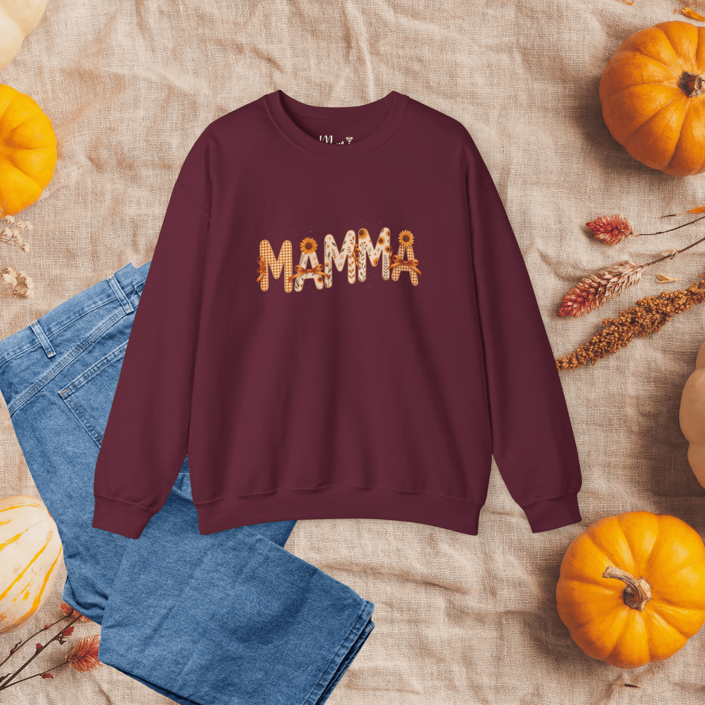 Fall Mamma Sweatshirt, Thanksgiving Mom Sweater, Fall Leopard Print Mamma Sweater, New Mom Fall Sweatshirt, Mama Pumpkin Season Jumper