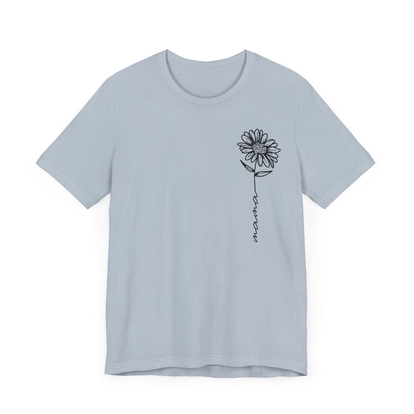Minimalist Sunflower "Mama" T-Shirt - Sweet and Simple Mother's Day Gift