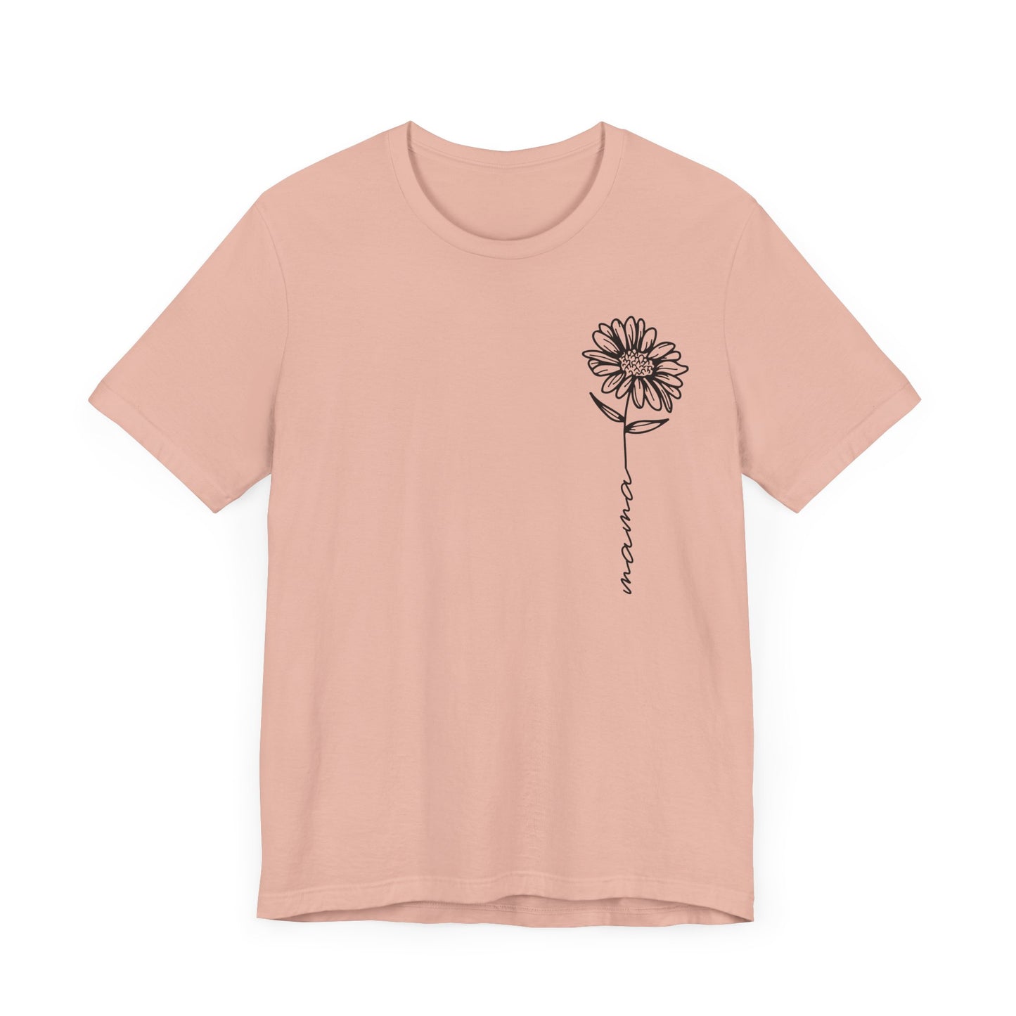 Minimalist Sunflower "Mama" T-Shirt - Sweet and Simple Mother's Day Gift