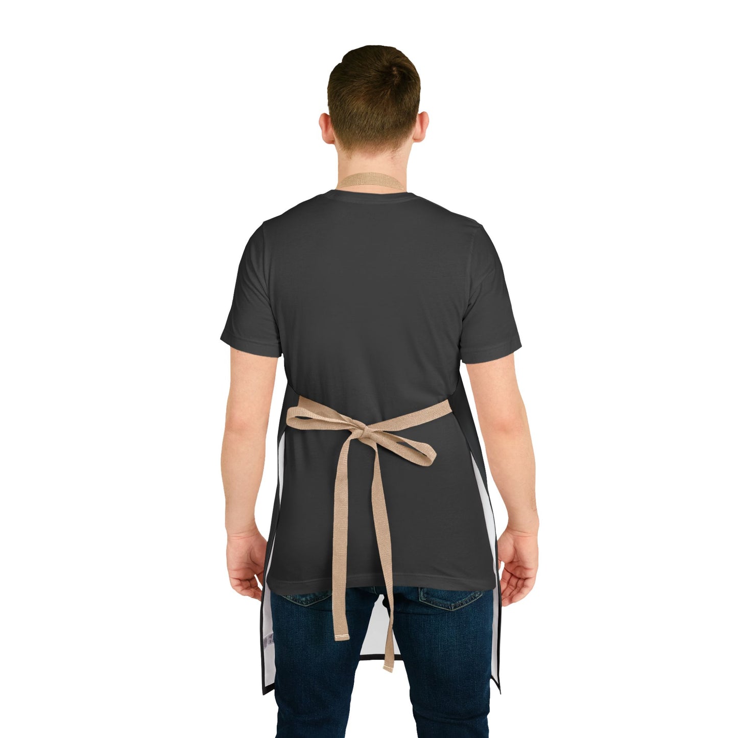 Customizable Black Apron for Chefs, Home Cooking, Barbecues, Gifts, Business Branding, Kitchen Accessories, Unique Design