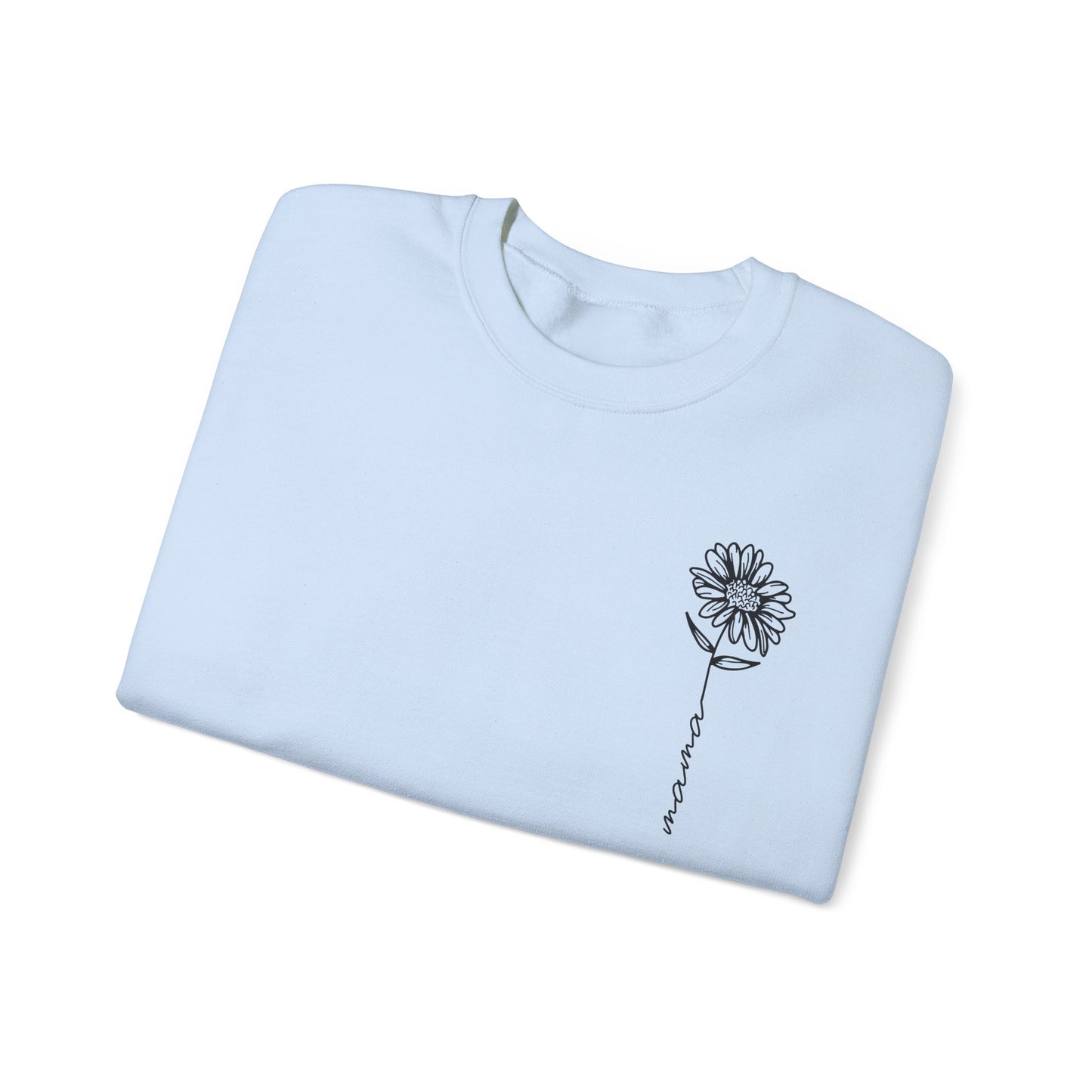 Minimalist Sunflower "Mama" Sweatshirt - Sweet and Simple Mother's Day Gift