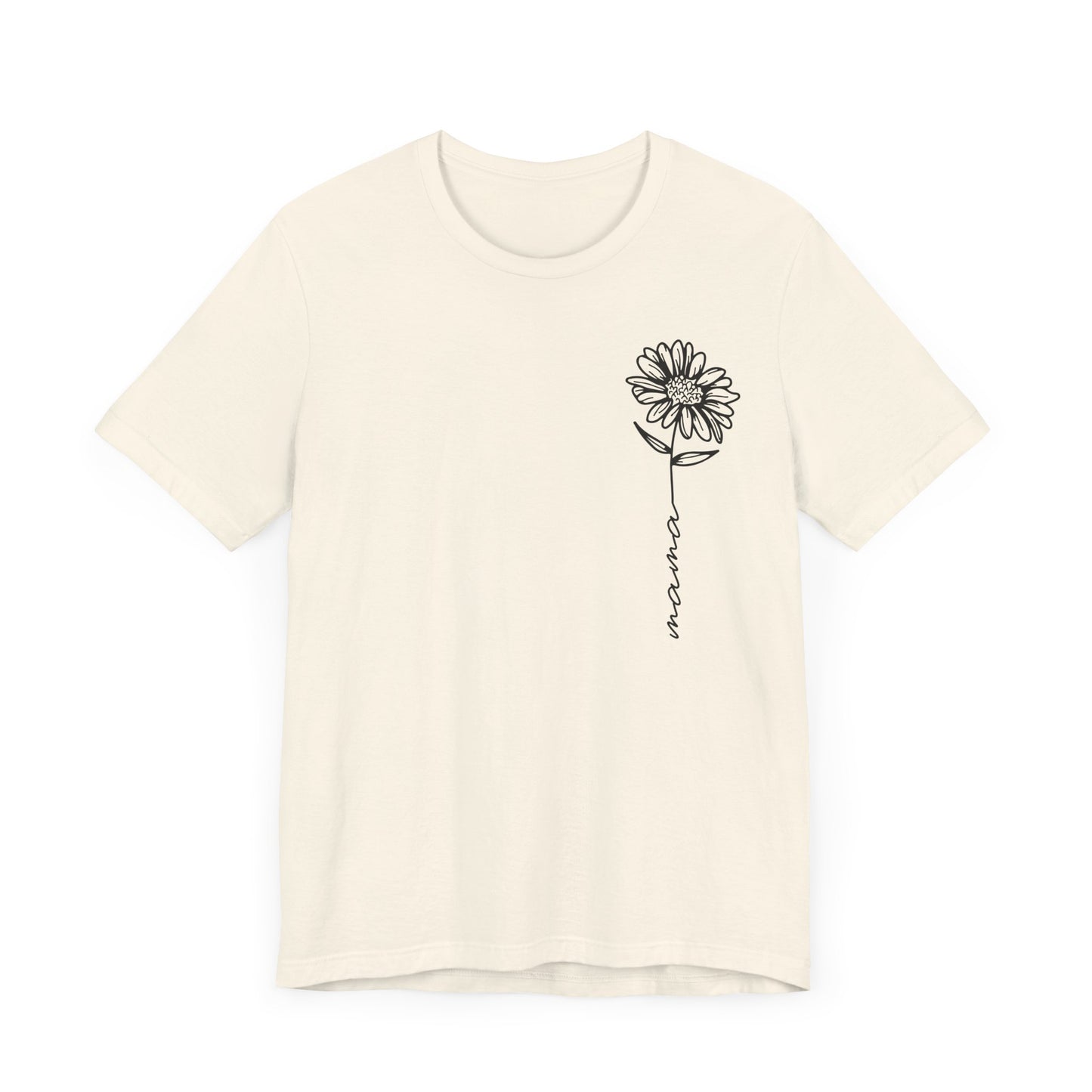 Minimalist Sunflower "Mama" T-Shirt - Sweet and Simple Mother's Day Gift