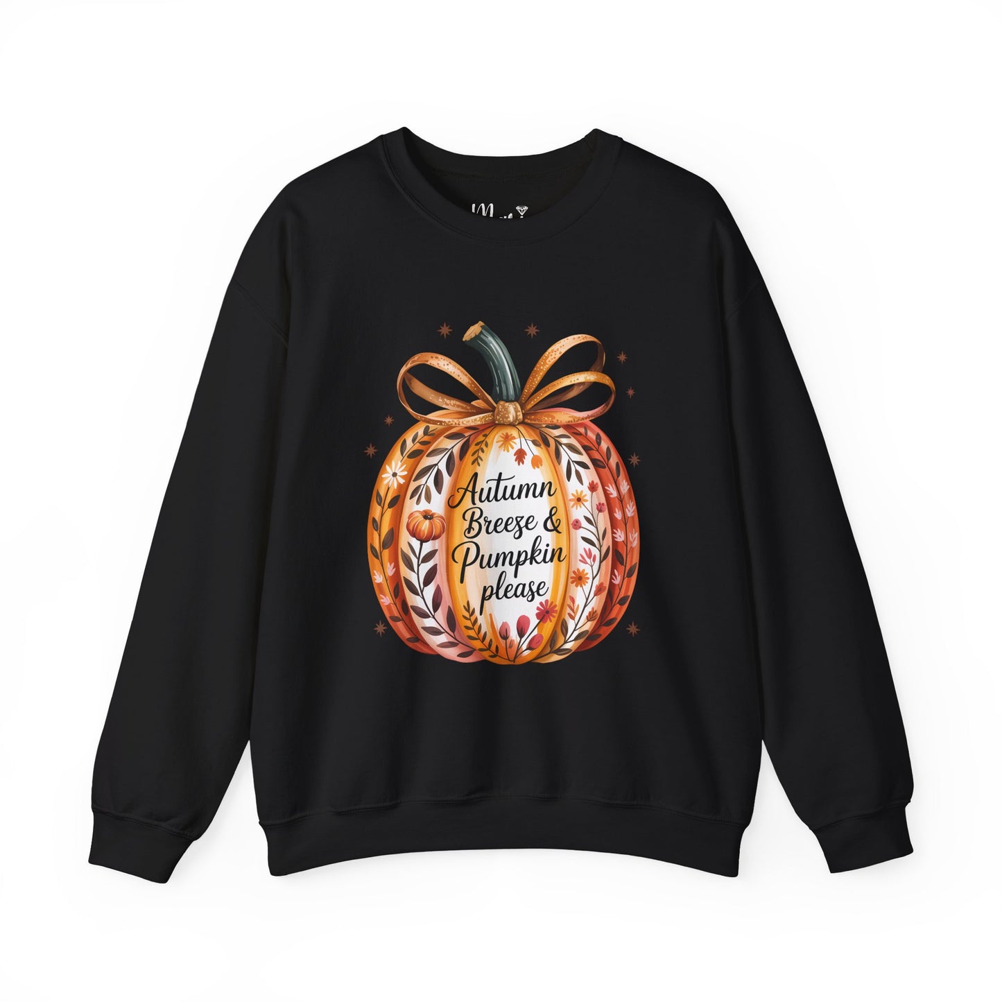 Autumn Breeze & Pumpkin Please Sweatshirt, Vintage Style Fall Sweater, Pumpkin Season Jumper, Pumpkin Spice Sweatshirt, Fall Harvest Festival Jumper