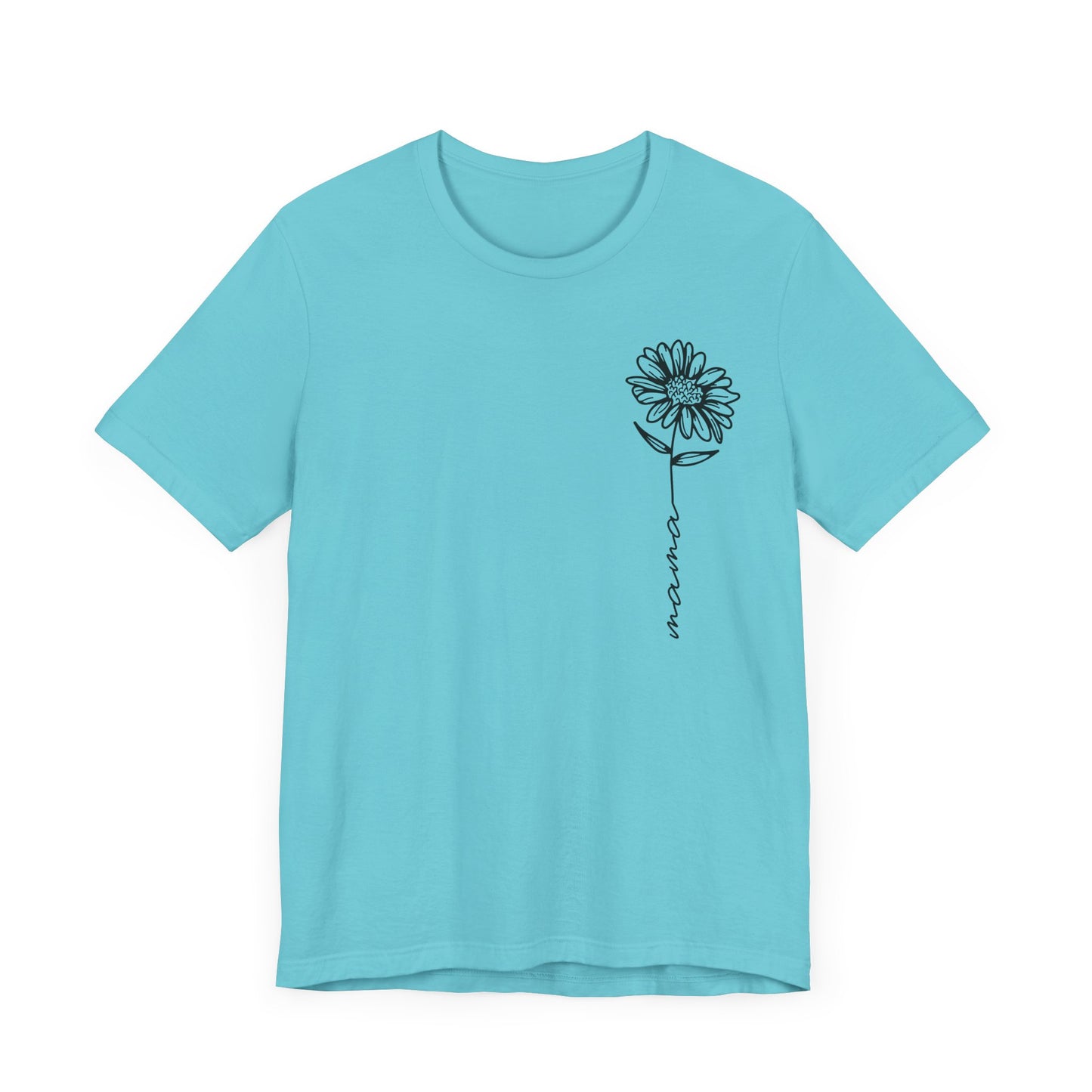 Minimalist Sunflower "Mama" T-Shirt - Sweet and Simple Mother's Day Gift