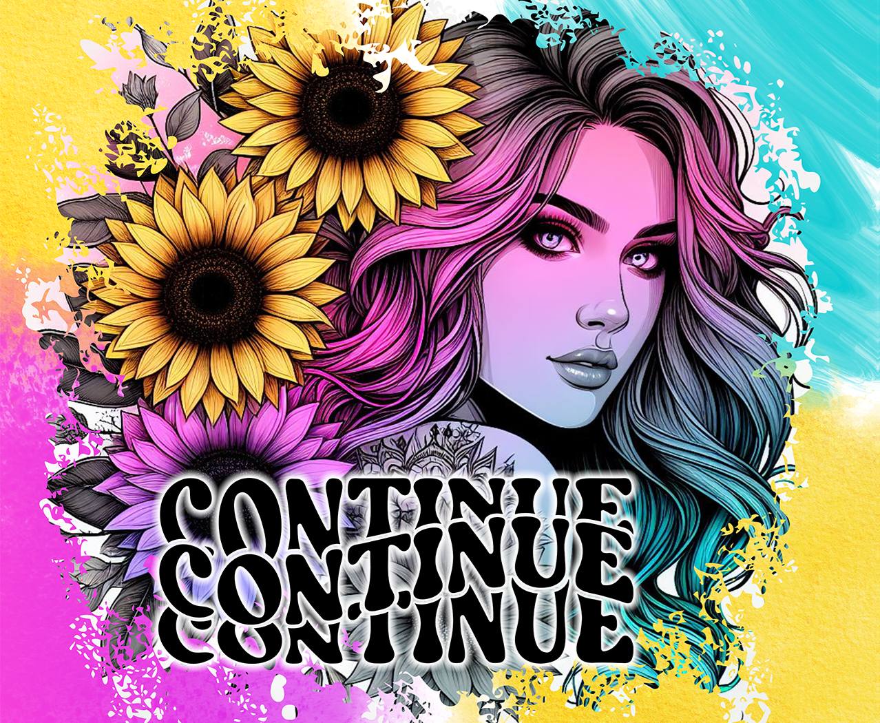Empowering 20 oz Tumblers: Unique Tattooed Women & Positive Affirmations | Durable Insulated Drinkware