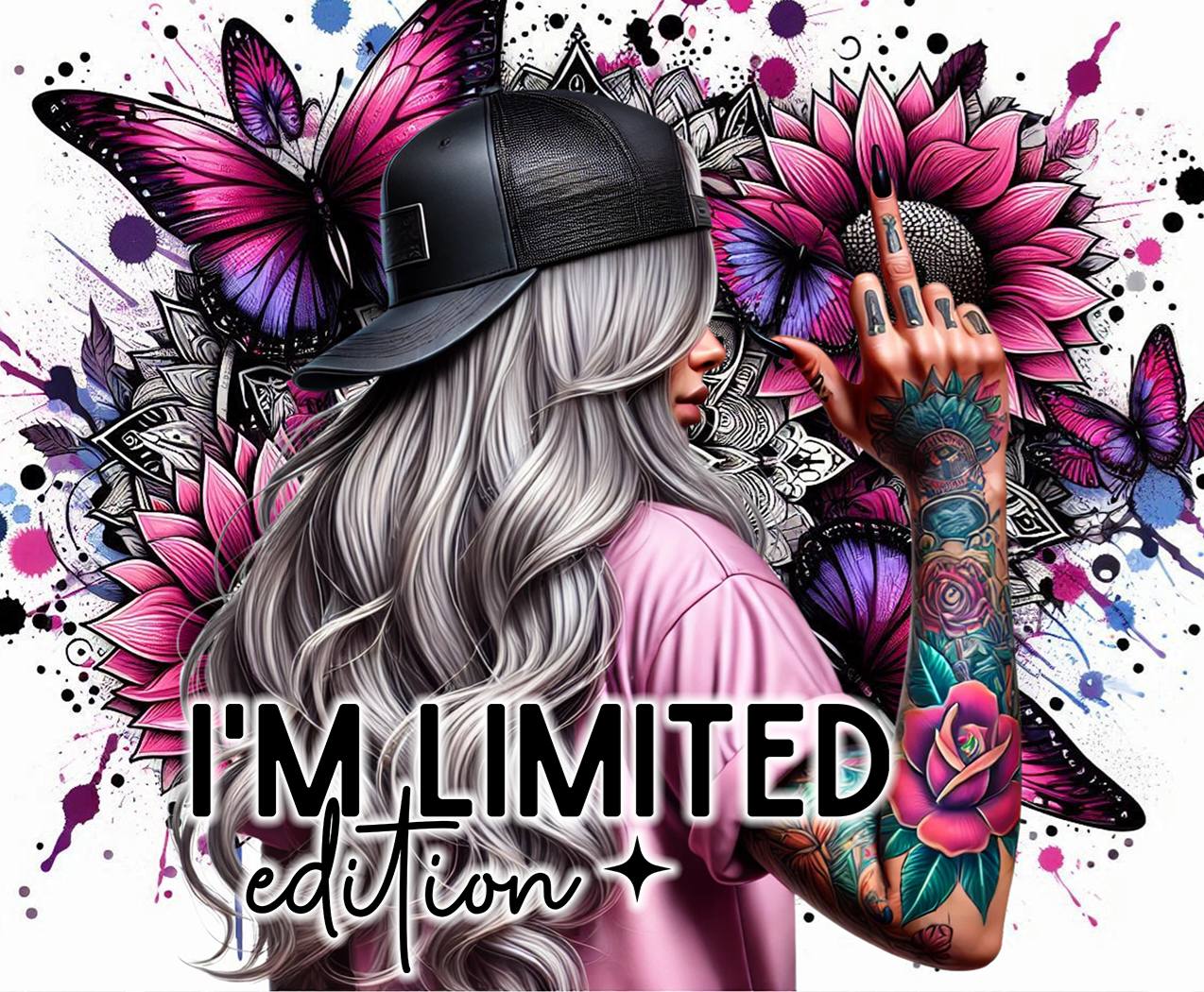 Empowering 20 oz Tumblers: Unique Tattooed Women & Positive Affirmations | Durable Insulated Drinkware