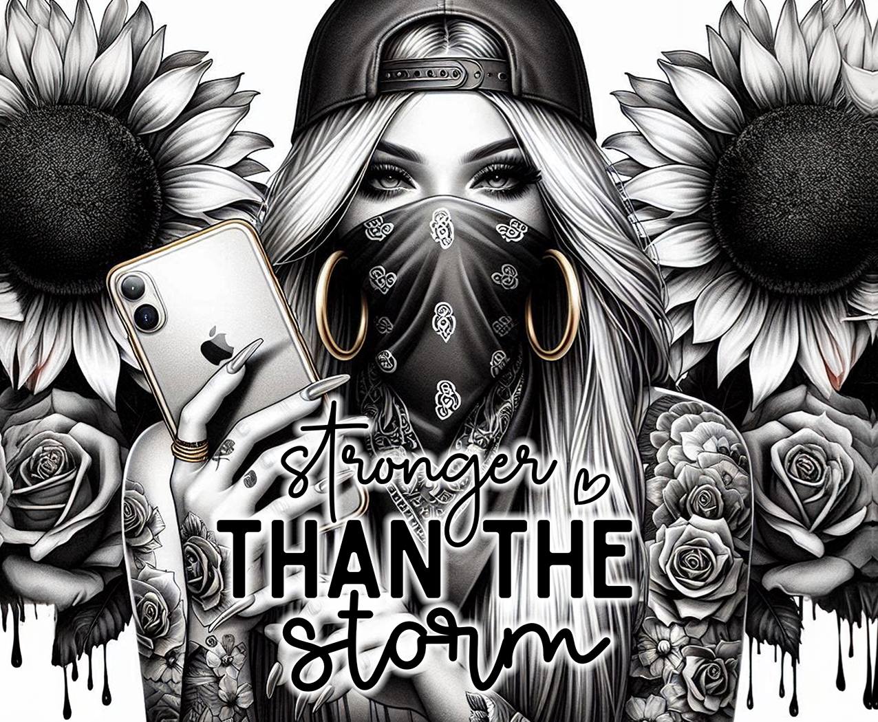 Empowering 20 oz Tumblers: Unique Tattooed Women & Positive Affirmations | Durable Insulated Drinkware