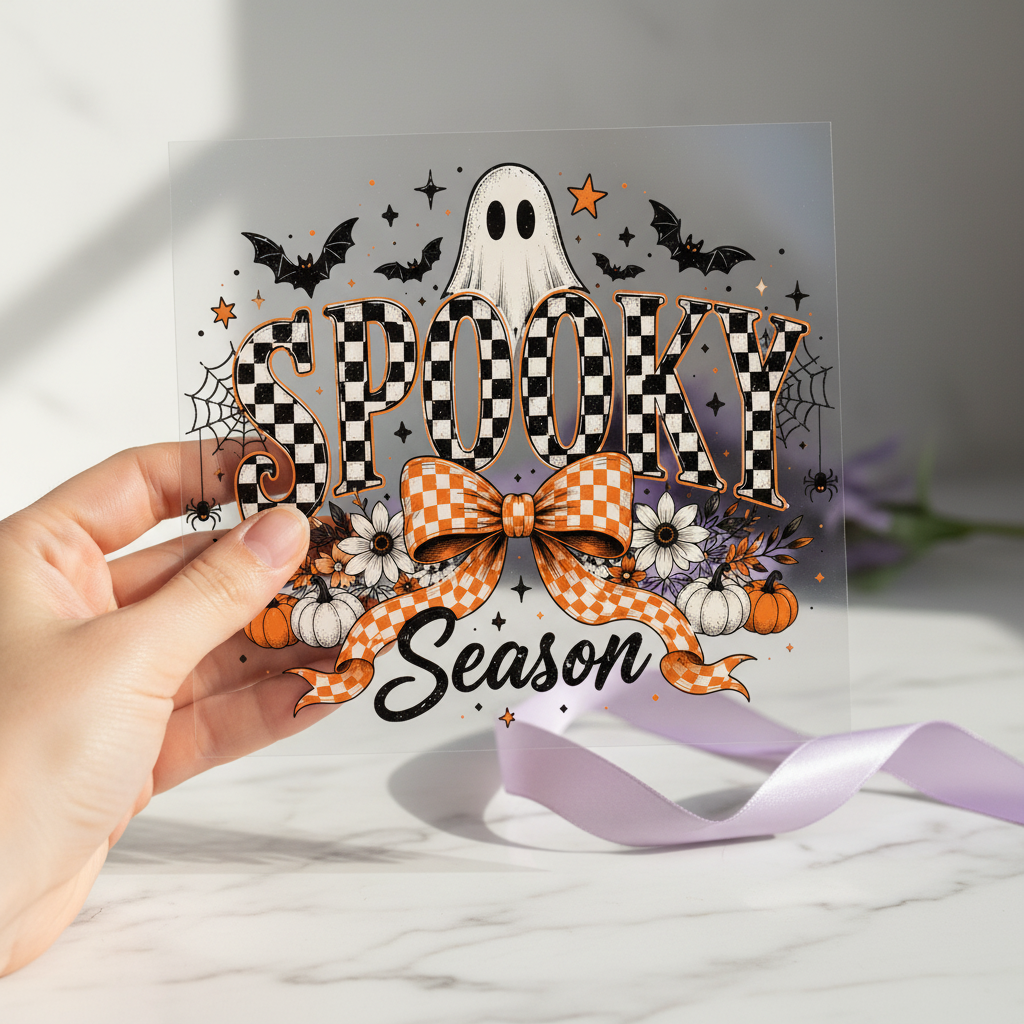 Spooky Season 12x12 ready-to-press DTF heat transfer