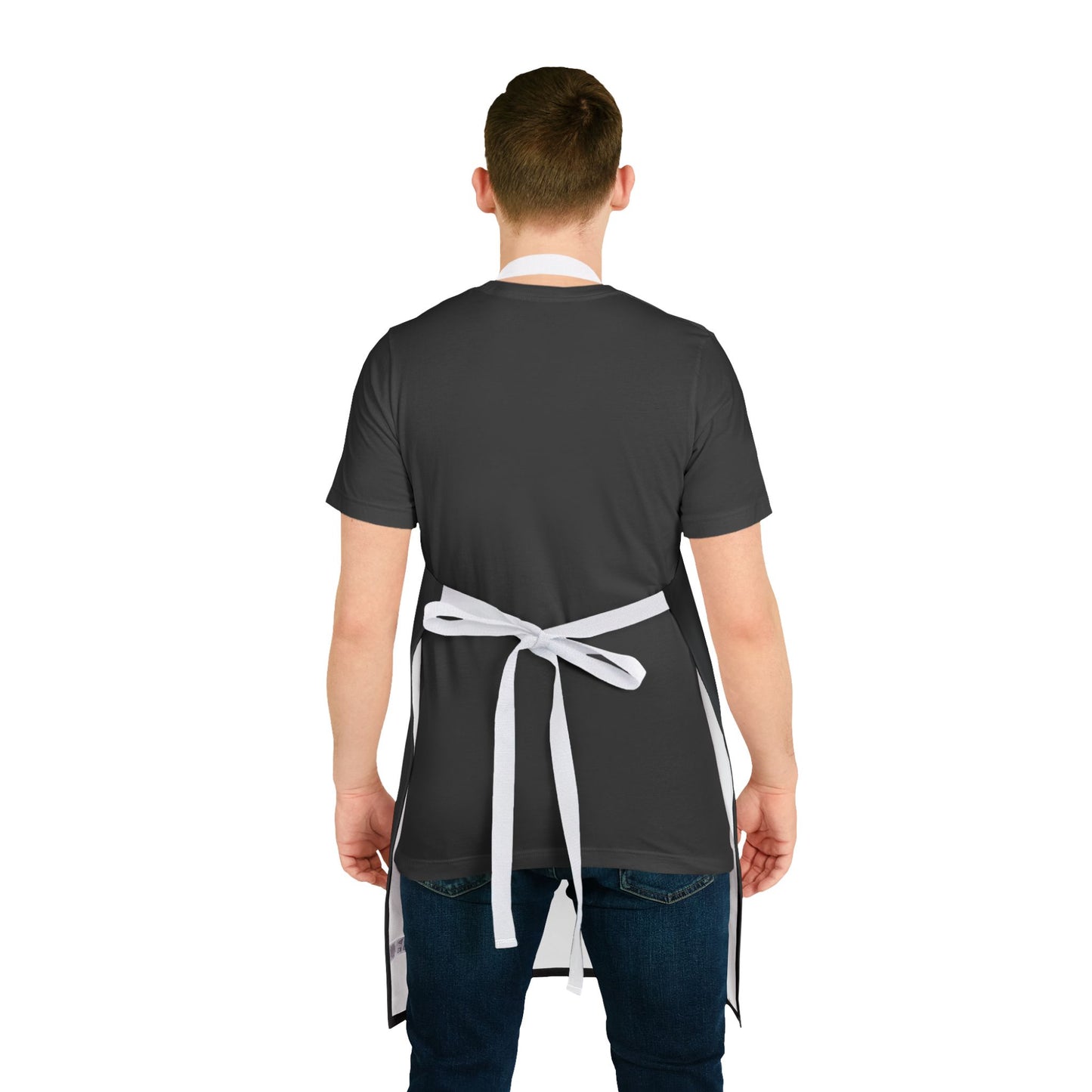 Customizable Black Apron for Chefs, Home Cooking, Barbecues, Gifts, Business Branding, Kitchen Accessories, Unique Design