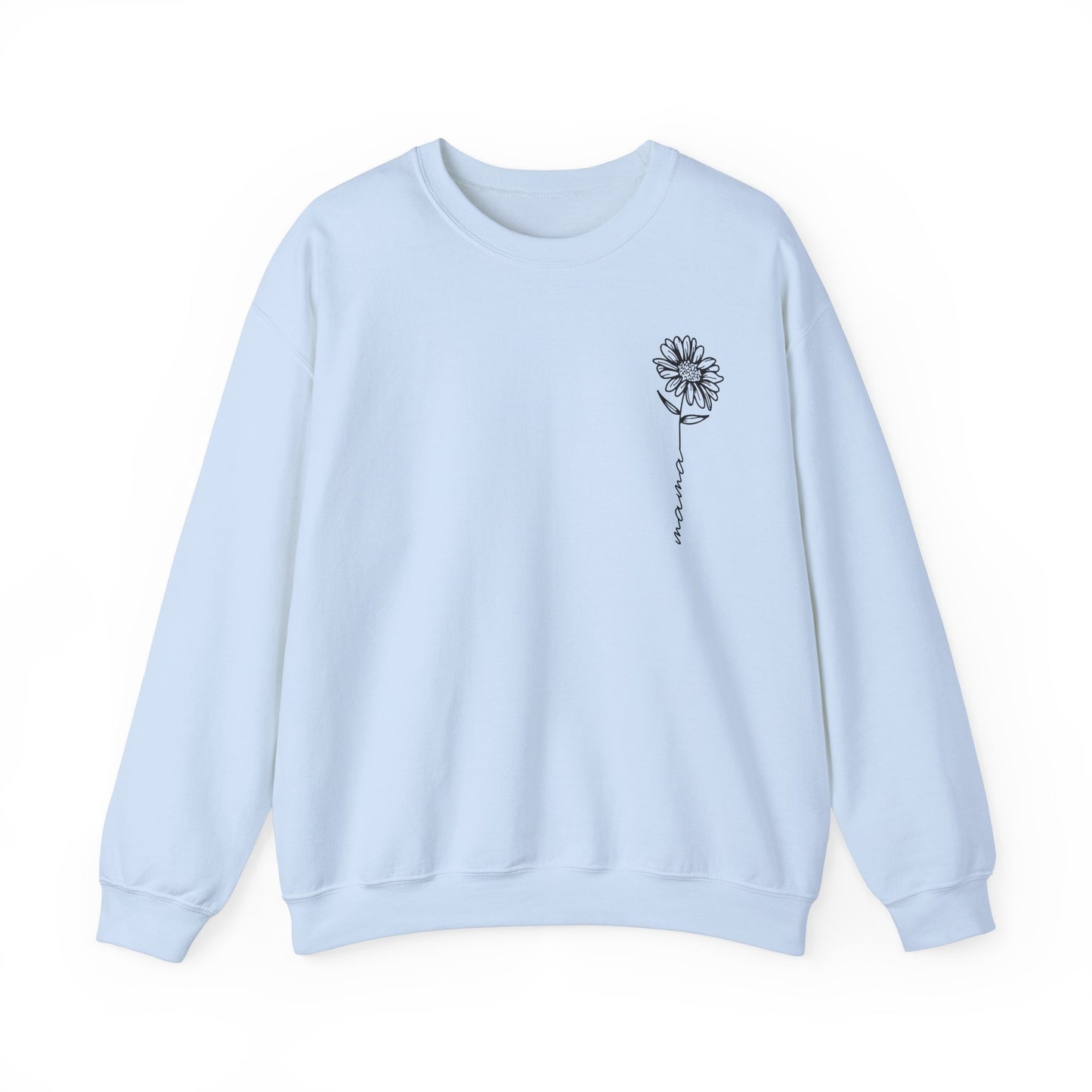 Minimalist Sunflower "Mama" Sweatshirt - Sweet and Simple Mother's Day Gift