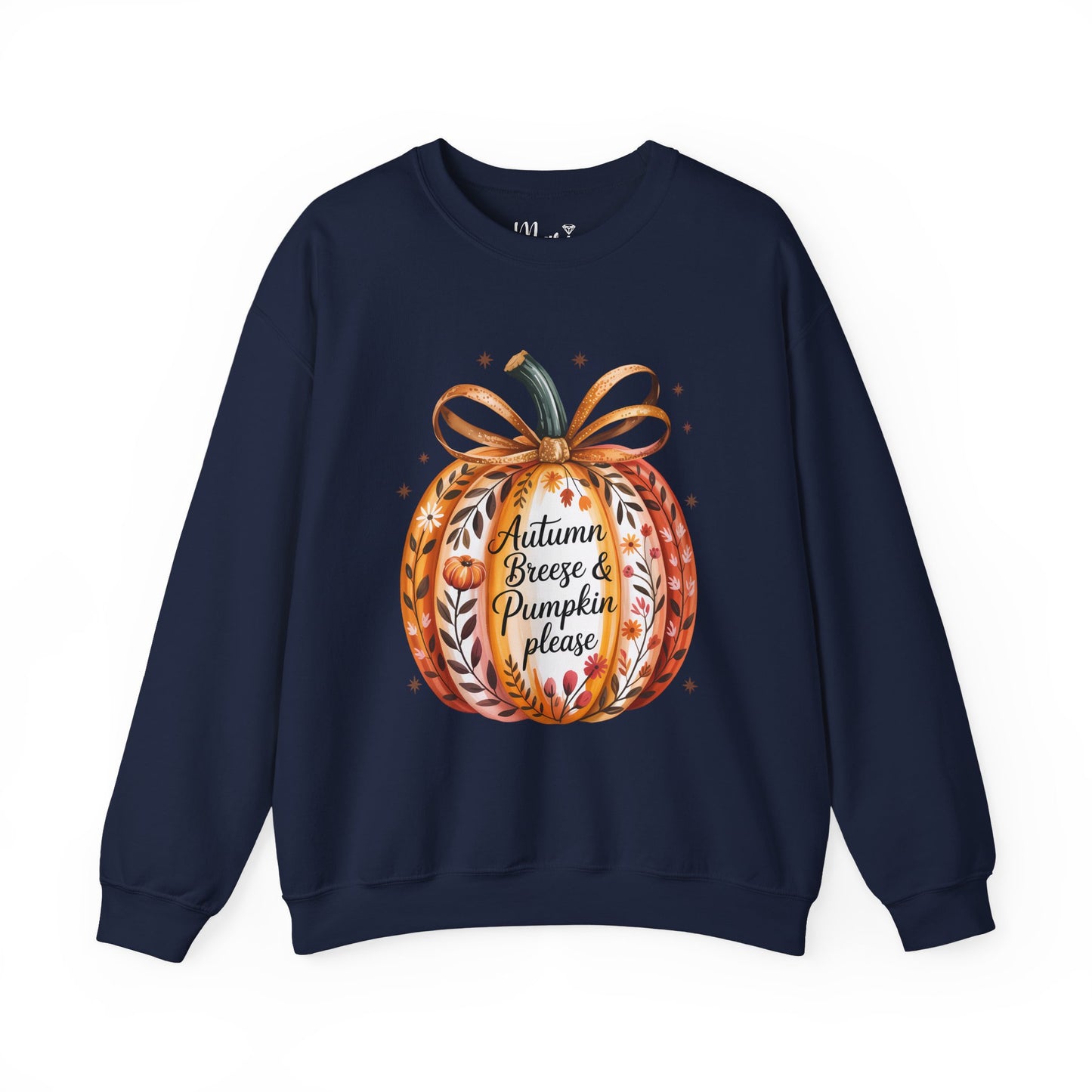 Autumn Breeze & Pumpkin Please Sweatshirt, Vintage Style Fall Sweater, Pumpkin Season Jumper, Pumpkin Spice Sweatshirt, Fall Harvest Festival Jumper