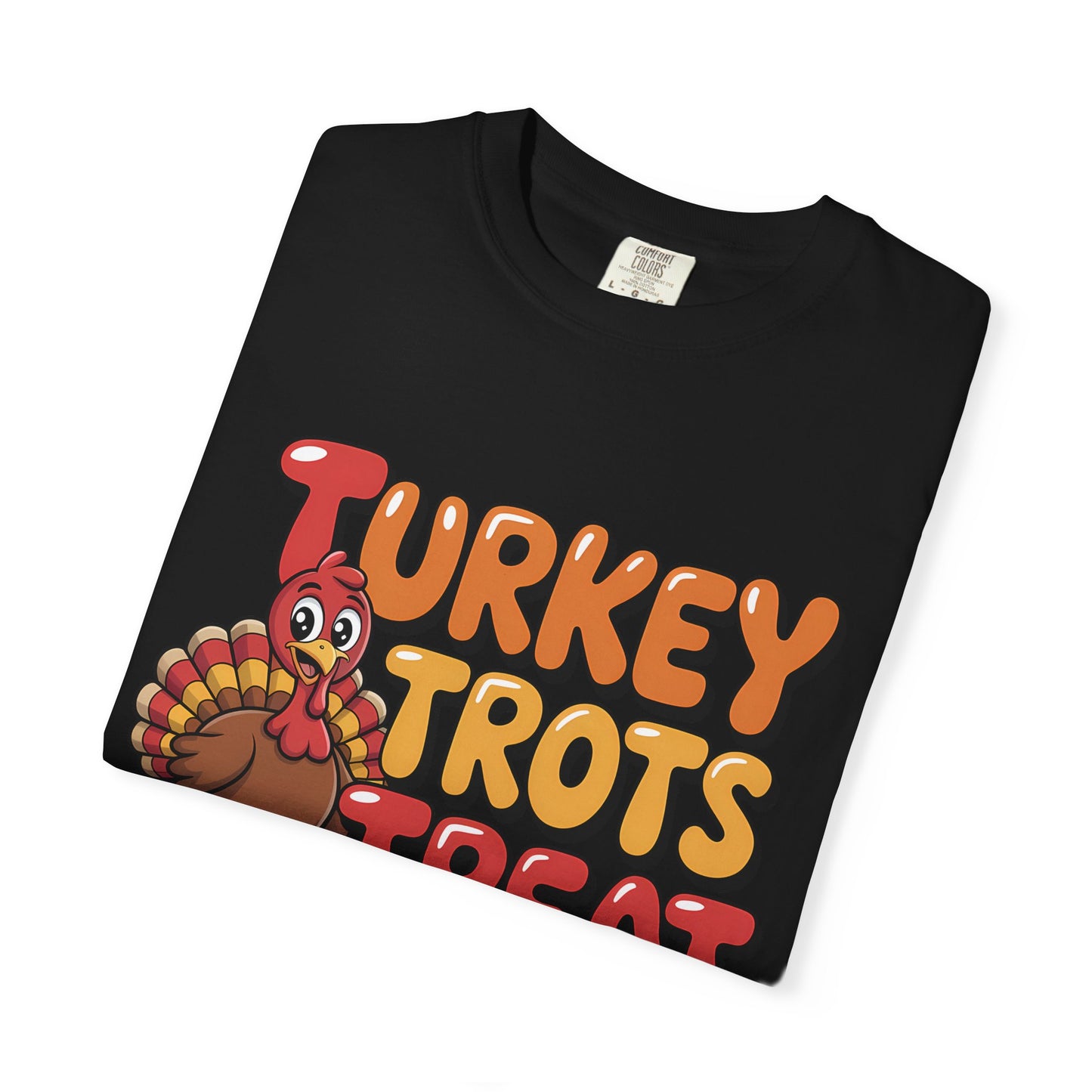 Funny Turkey Trot T-shirt - Thanksgiving Running Outfit with Retro Vibes