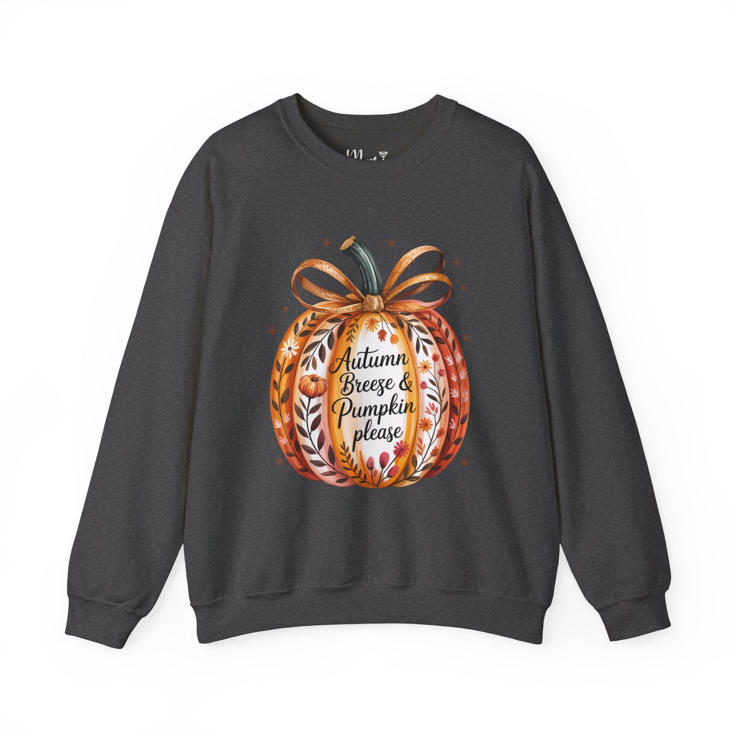 Autumn Breeze & Pumpkin Please Sweatshirt, Vintage Style Fall Sweater, Pumpkin Season Jumper, Pumpkin Spice Sweatshirt, Fall Harvest Festival Jumper
