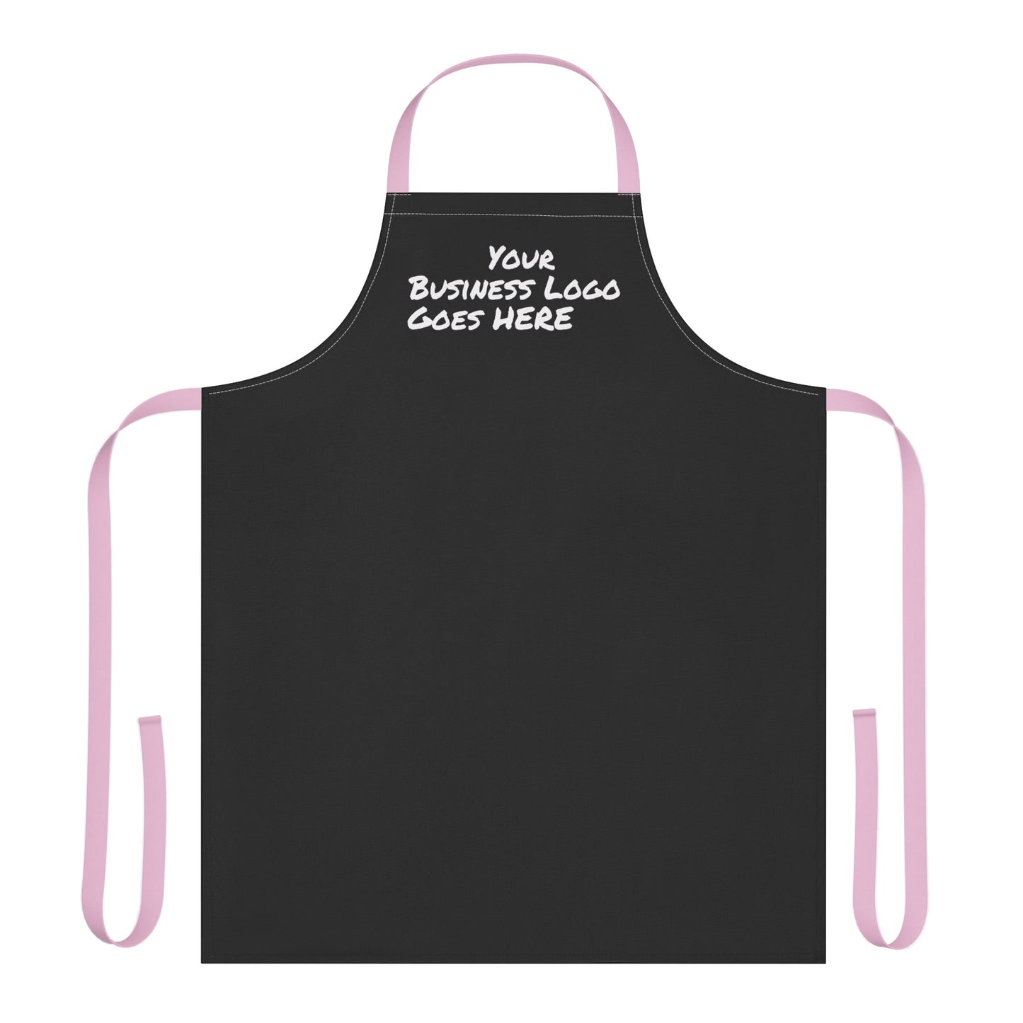 Customizable Black Apron for Chefs, Home Cooking, Barbecues, Gifts, Business Branding, Kitchen Accessories, Unique Design