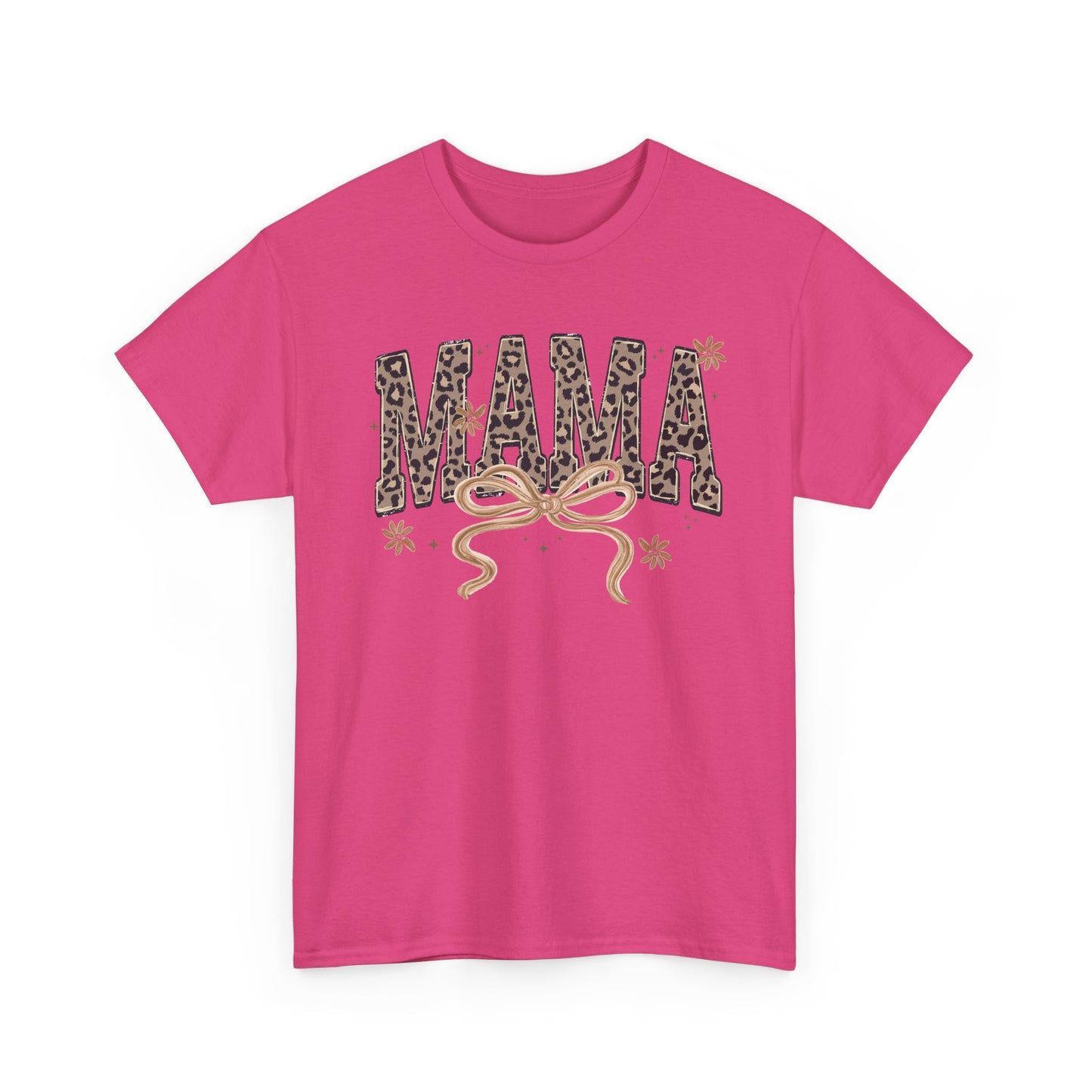 Mama Varsity T-Shirt | Leopard Mom Shirt | Trendy Mom Life Tee
