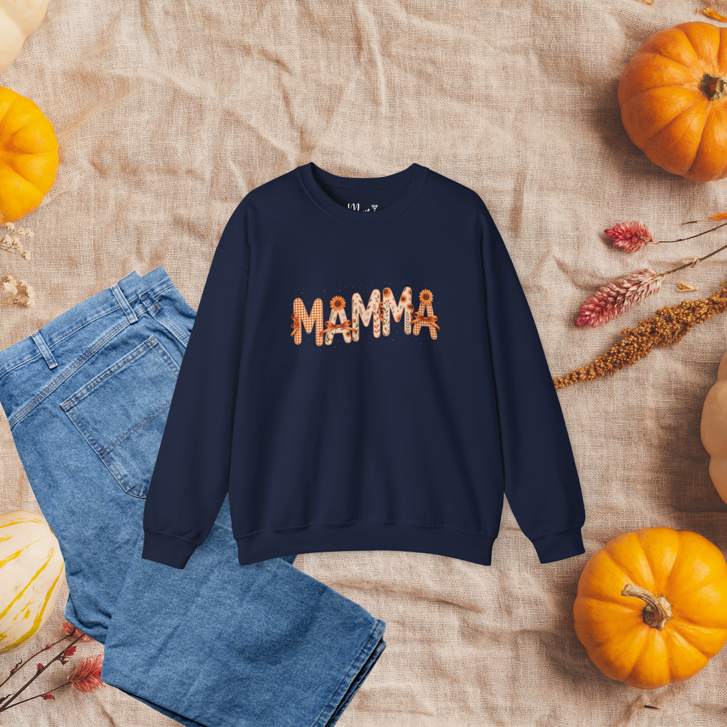 Fall Mamma Sweatshirt, Thanksgiving Mom Sweater, Fall Leopard Print Mamma Sweater, New Mom Fall Sweatshirt, Mama Pumpkin Season Jumper