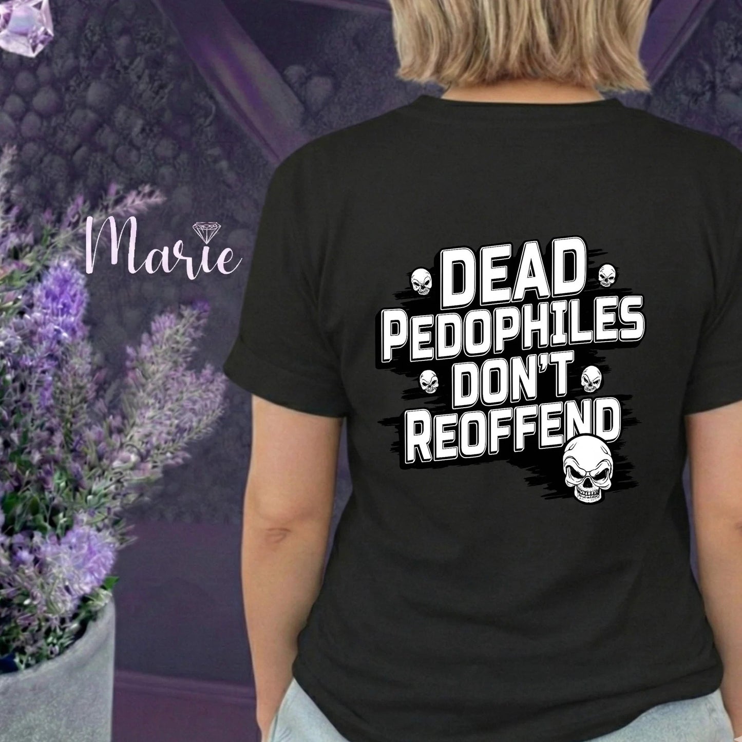 Predator Accountability Graphic Tee For Child Safety Bold Statement Shirt Unisex by Marie Gems