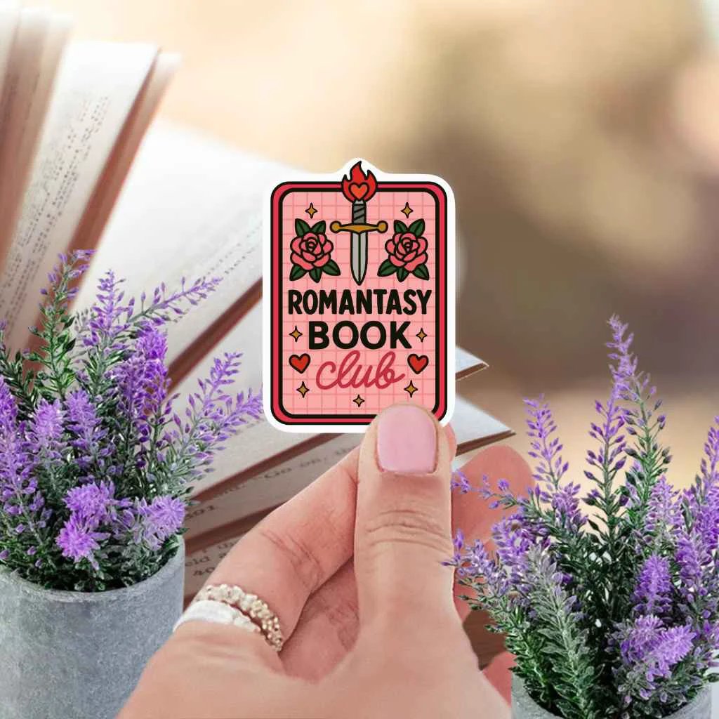 Romantasy Book Club Sticker | Fantasy Reader Booktok | Kindle Sticker | Spicy Book Club Smut Romance Book Lover by Marie Gems