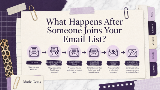 Pinterest Marketing Mistakes to Avoid — Marie Gems purple bullet journal blog featured image