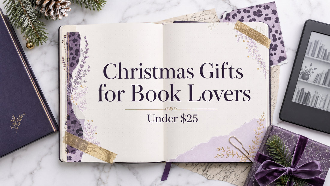 Christmas gifts for book lovers under $25 — Marie Gems gift guide featured image
