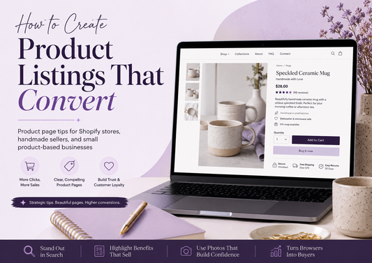 How to Create Product Listings That Convert | Shopify Tips