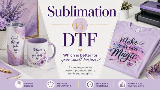 Sublimation vs DTF: Which Is Best for Custom Apparel?