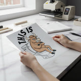This Is Bull Shirt individual product photo included in the Farm Animal Humor five-pack DTF transfer bundle