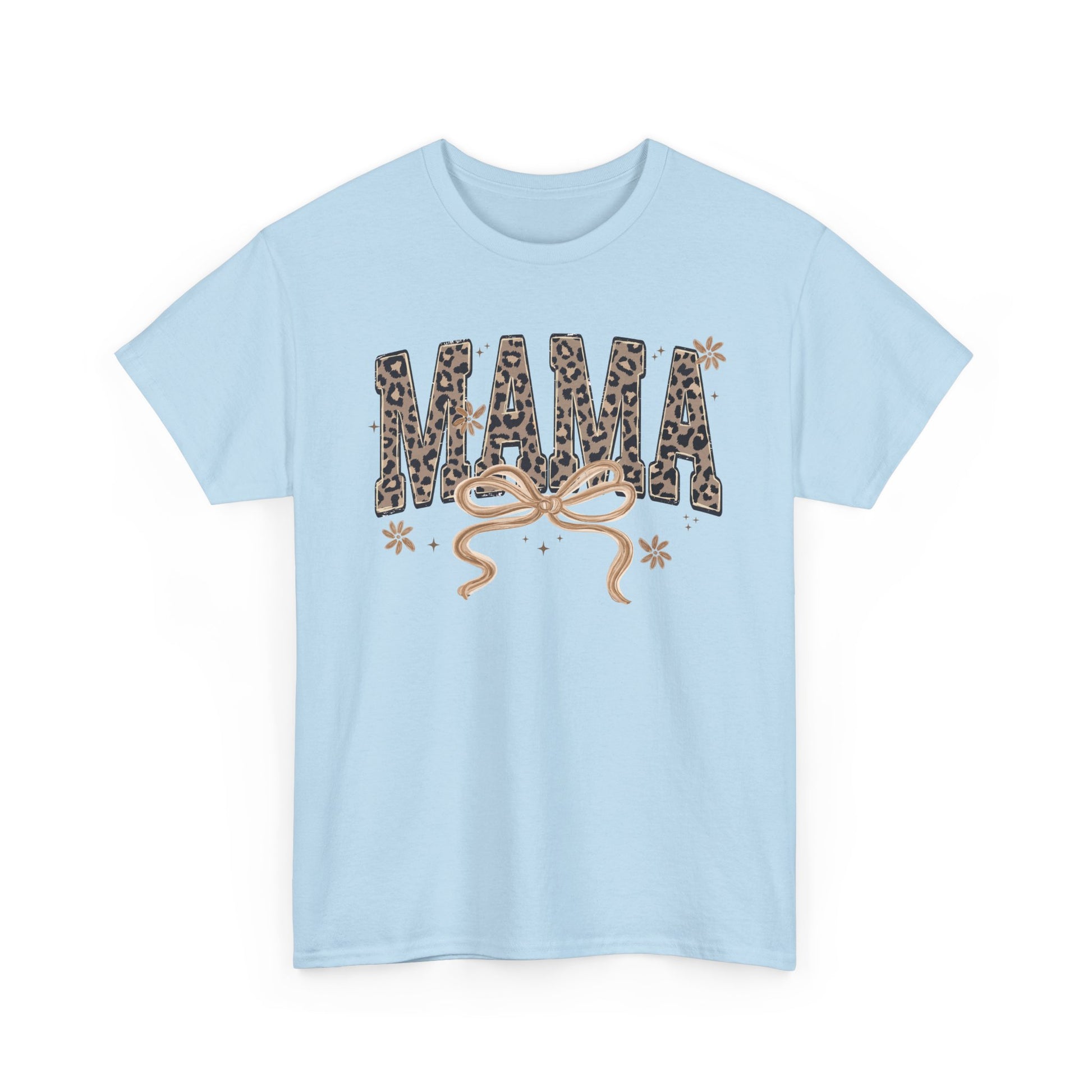 Mama Varsity T-Shirt | Leopard Mom Shirt | Trendy Mom Life Tee