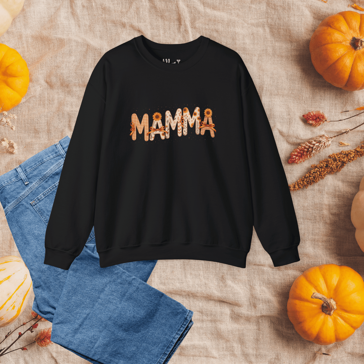 Fall Mamma Sweatshirt, Thanksgiving Mom Sweater, Fall Leopard Print Mamma Sweater, New Mom Fall Sweatshirt, Mama Pumpkin Season Jumper