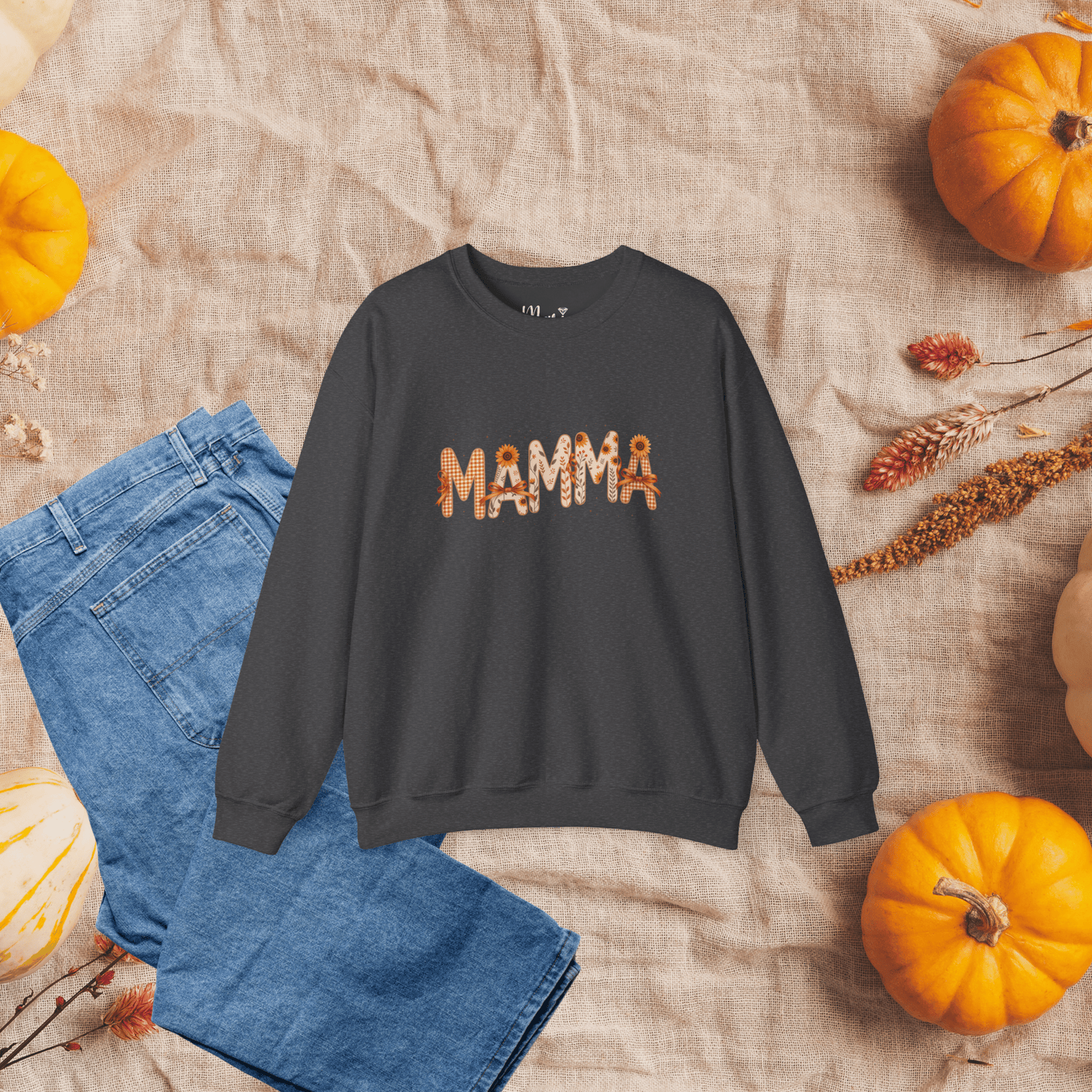 Fall Mamma Sweatshirt, Thanksgiving Mom Sweater, Fall Leopard Print Mamma Sweater, New Mom Fall Sweatshirt, Mama Pumpkin Season Jumper
