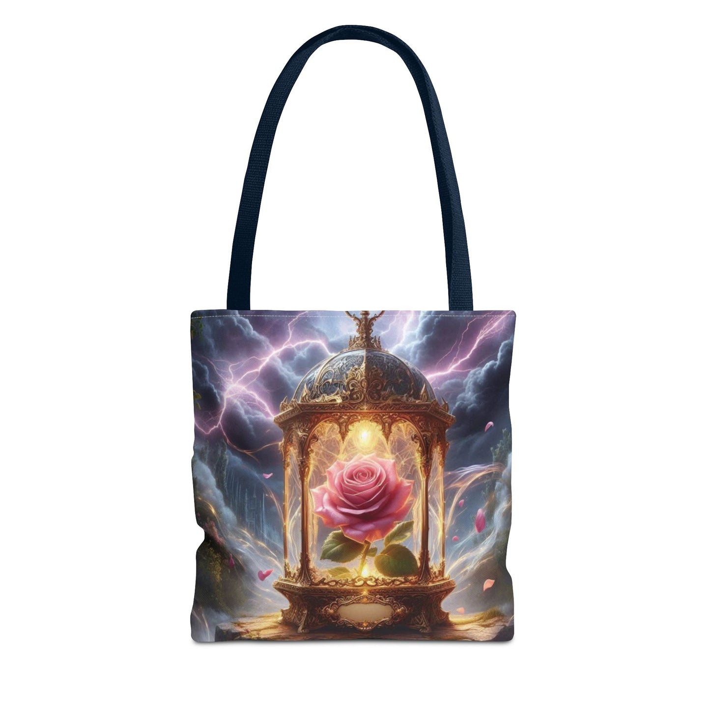Enchanted Rose Tote Bag - Magical Fairy Tale Inspired Reusable Shopping Bag