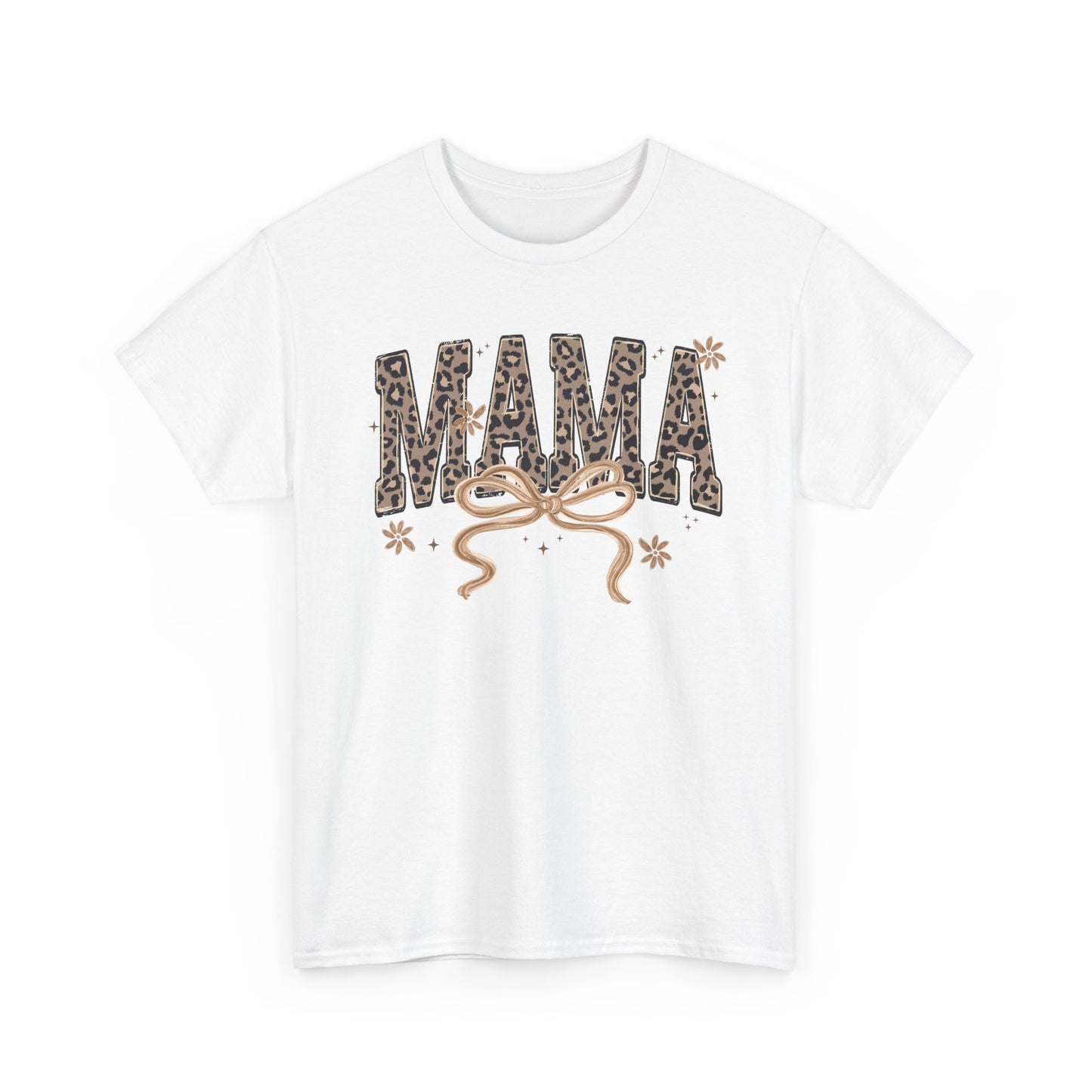 Mama Varsity T-Shirt | Leopard Mom Shirt | Trendy Mom Life Tee