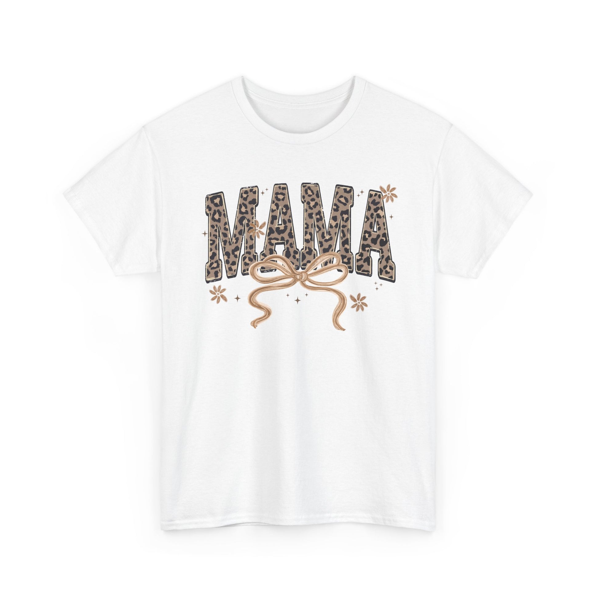 Mama Varsity T-Shirt | Leopard Mom Shirt | Trendy Mom Life Tee
