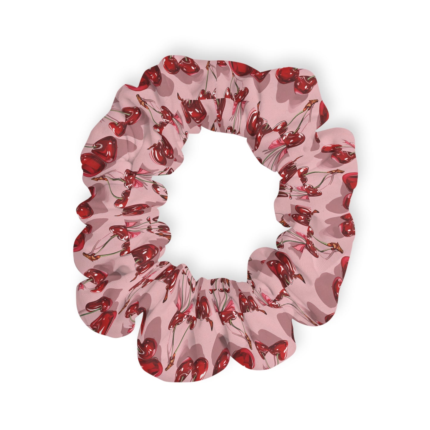 Cherry Blossom Scrunchie | Trendy Hair Accessory, Perfect for Gifts, Fashion Statement, Spring Look, Everyday Use