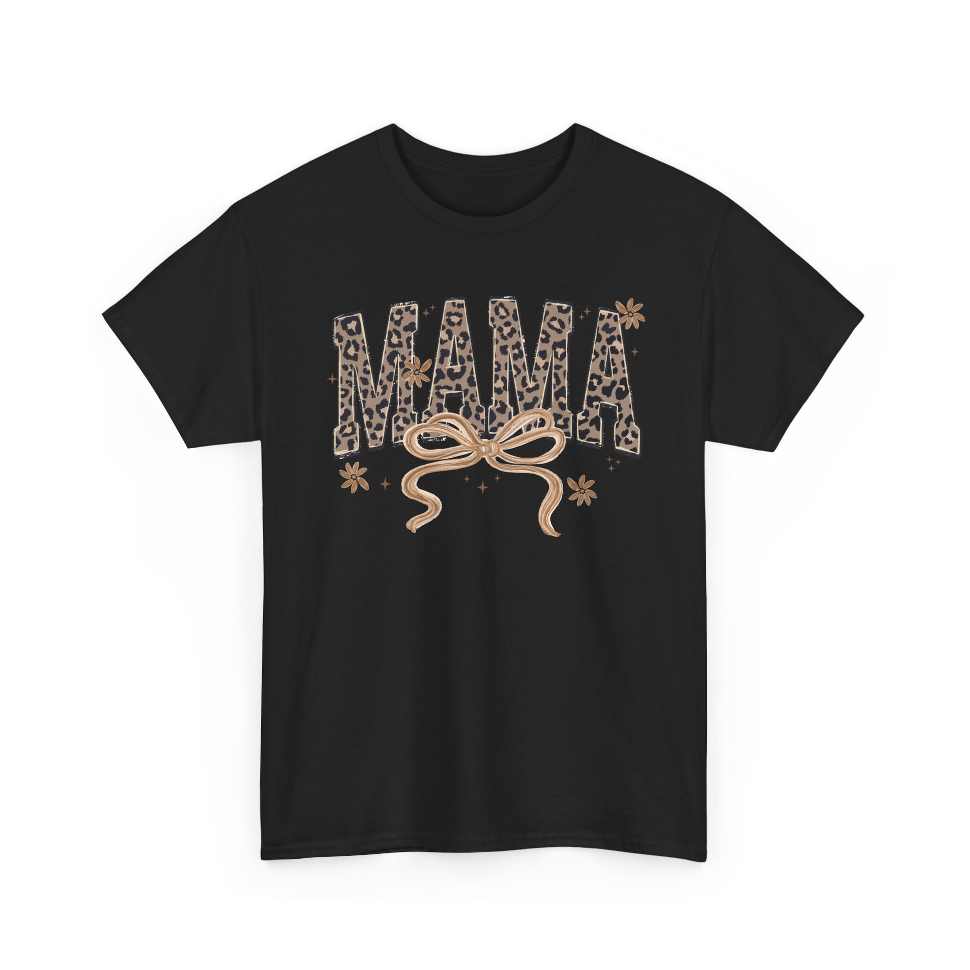 Mama Varsity T-Shirt | Leopard Mom Shirt | Trendy Mom Life Tee