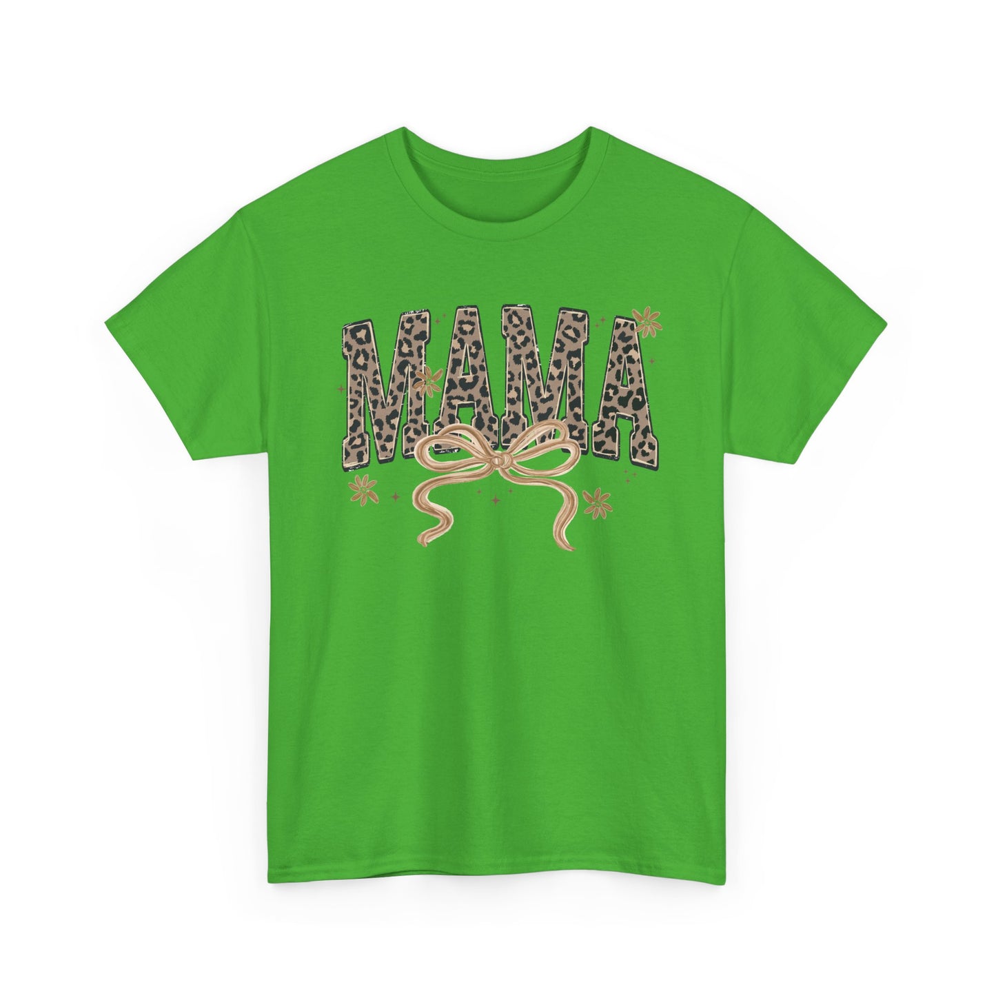 Mama Varsity T-Shirt | Leopard Mom Shirt | Trendy Mom Life Tee