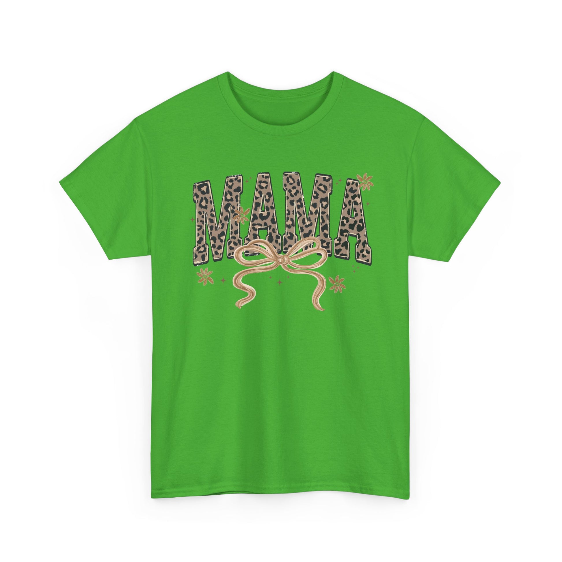 Mama Varsity T-Shirt | Leopard Mom Shirt | Trendy Mom Life Tee