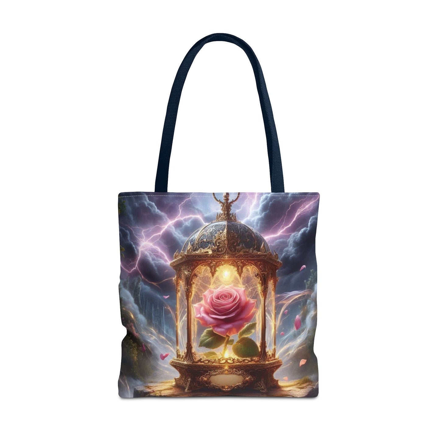 Enchanted Rose Tote Bag - Magical Fairy Tale Inspired Reusable Shopping Bag