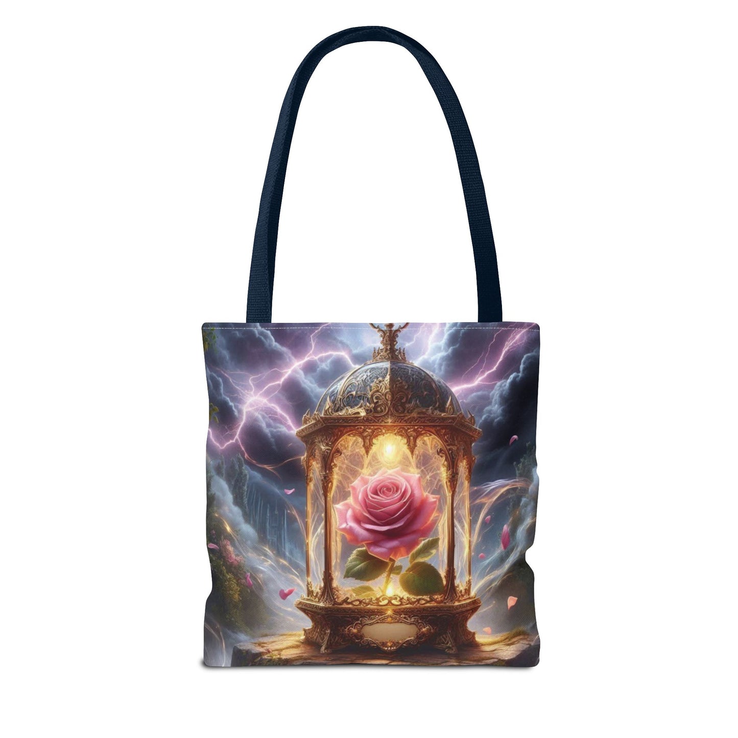 Enchanted Rose Tote Bag - Magical Fairy Tale Inspired Reusable Shopping Bag