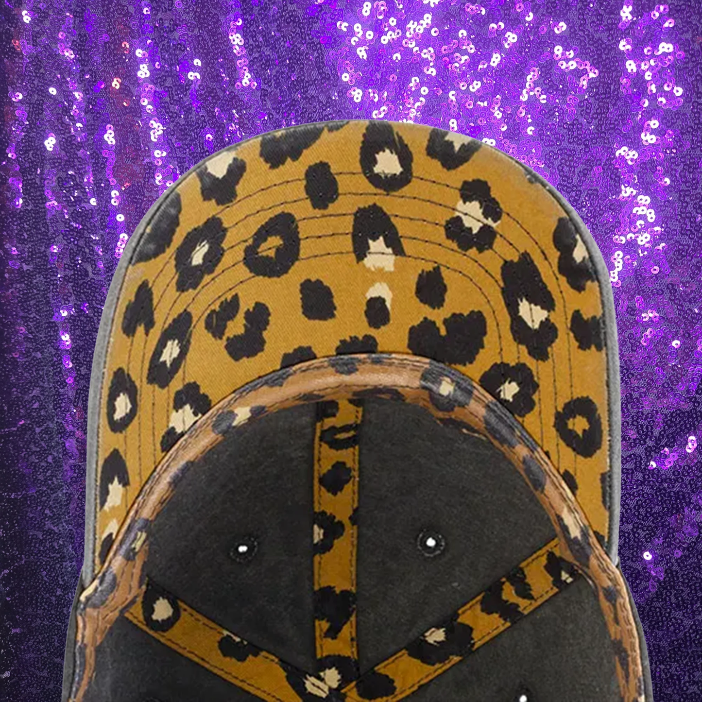 Women's Pigment-Dyed Cap with Fashion Undervisor (Embroidery) by Printify