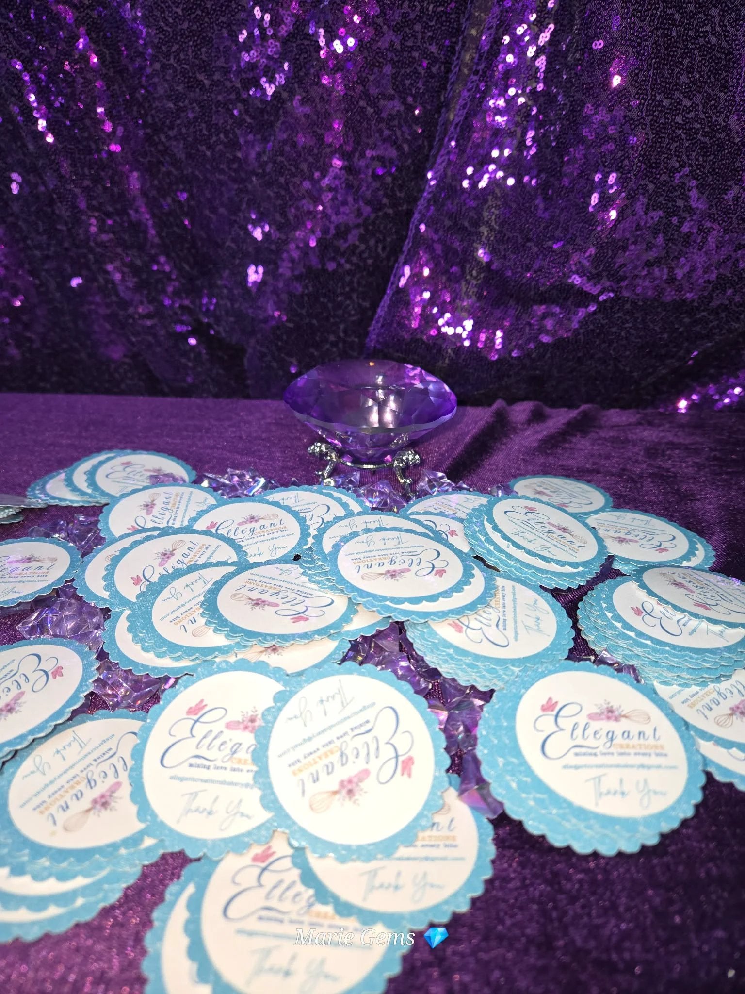 Custom Stickers for Personal Use and Branding, Durable Materials with Vibrant Colors for Print Ready Business Stickers by Marie Gems