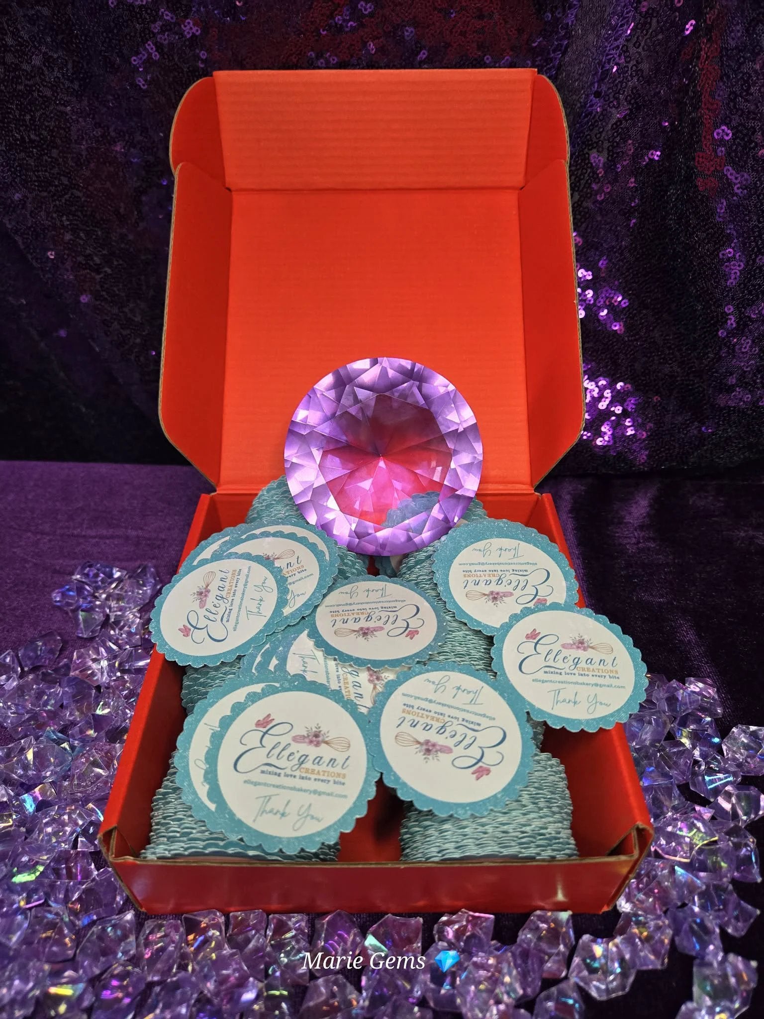 Custom Stickers for Personal Use and Branding, Durable Materials with Vibrant Colors for Print Ready Business Stickers by Marie Gems