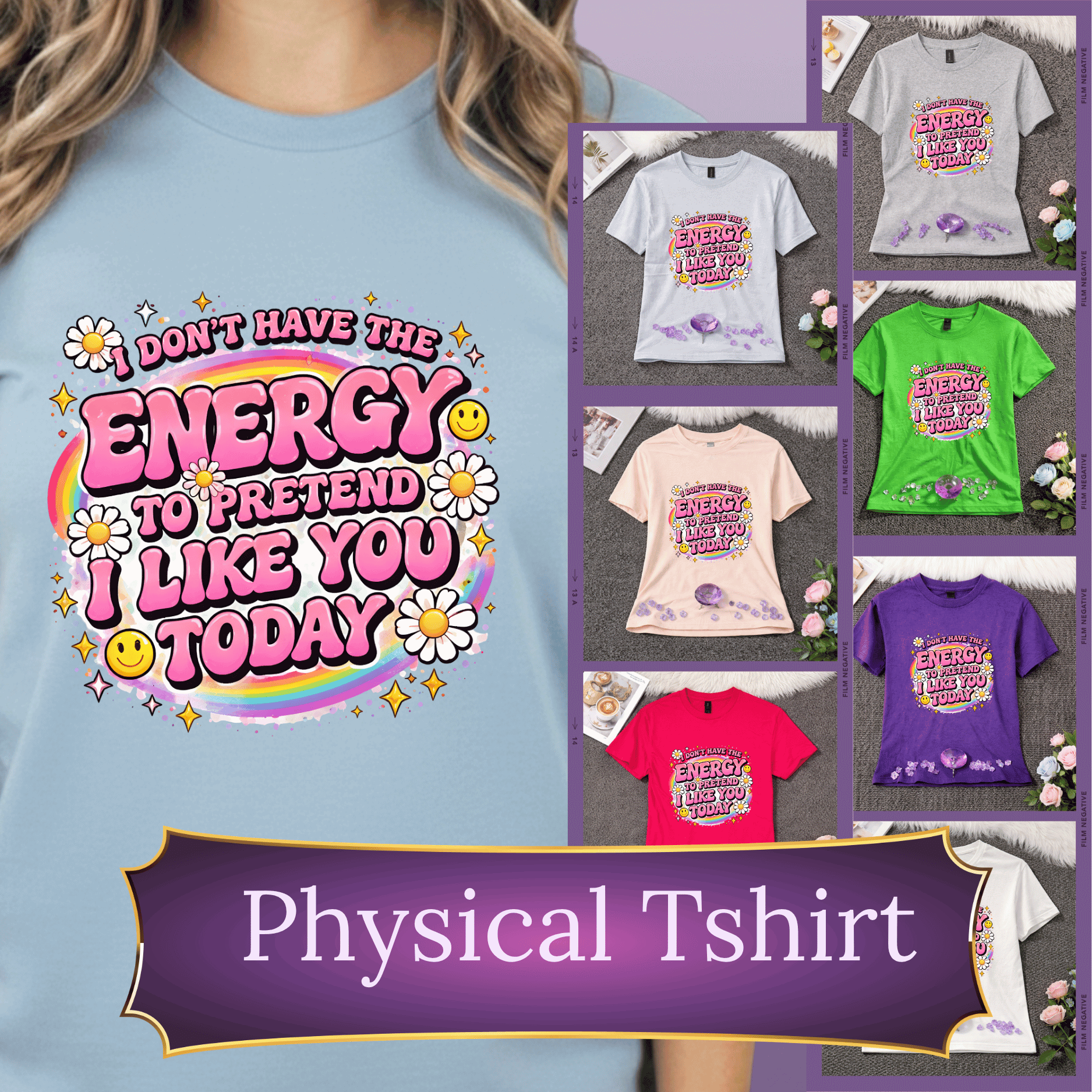 I Don’t Have the Energy T-Shirt | Funny Introvert Tee | Sarcastic Graphic Shirt