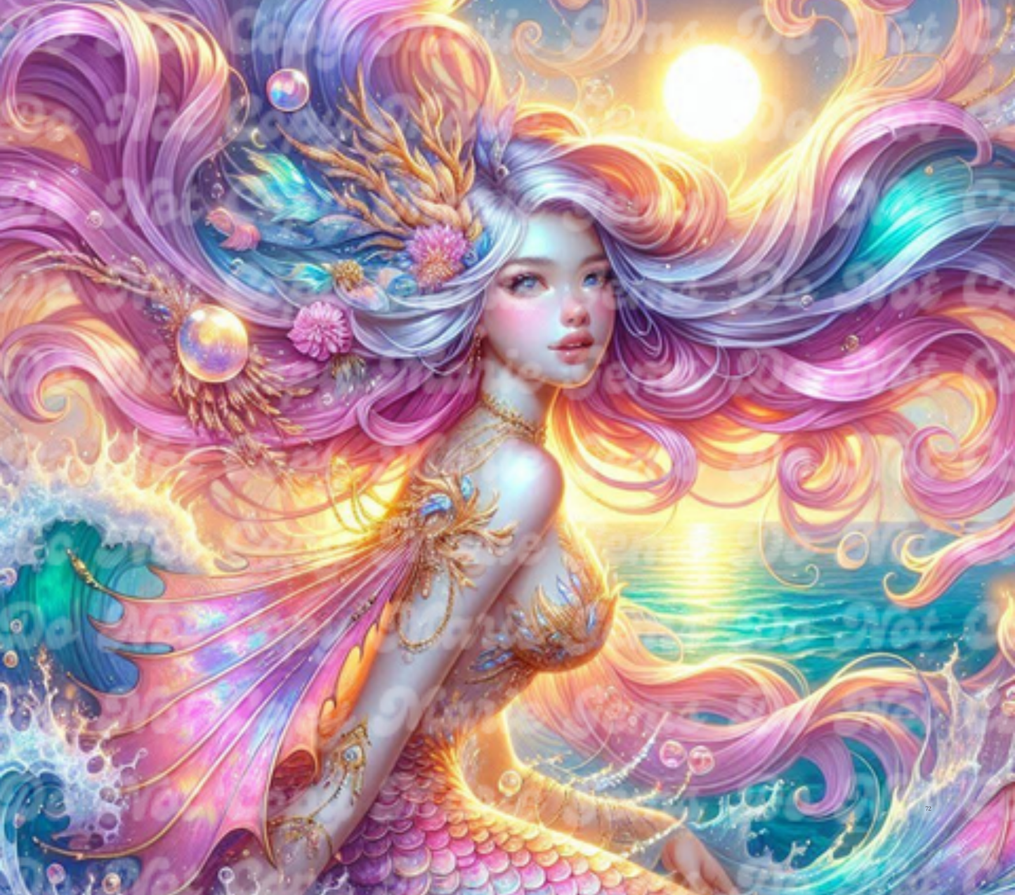 Radiant Rainbow Mermaid Tumblers | Pastel Ocean Art Drinkware | Fantasy Aesthetic Gift