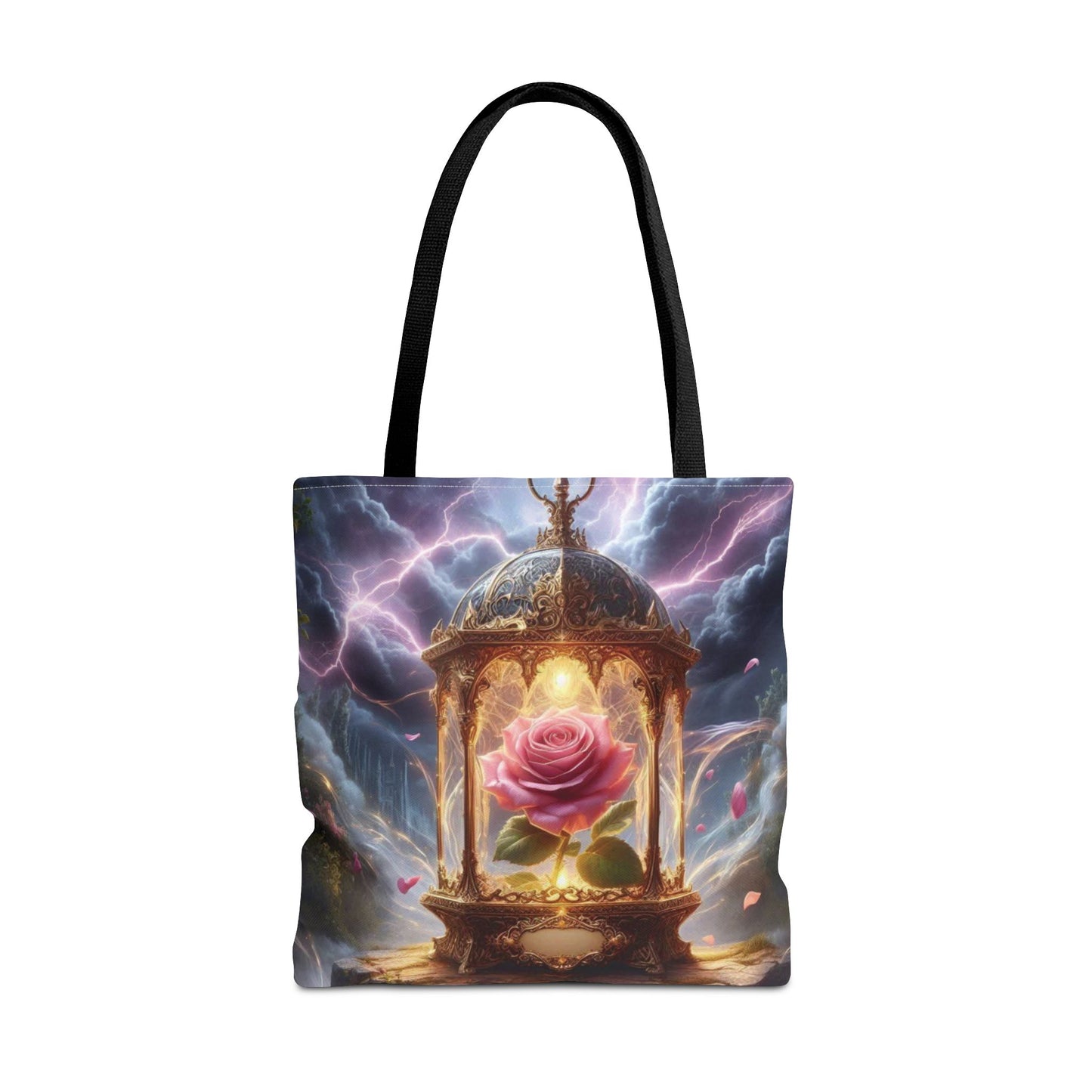 Enchanted Rose Tote Bag - Magical Fairy Tale Inspired Reusable Shopping Bag